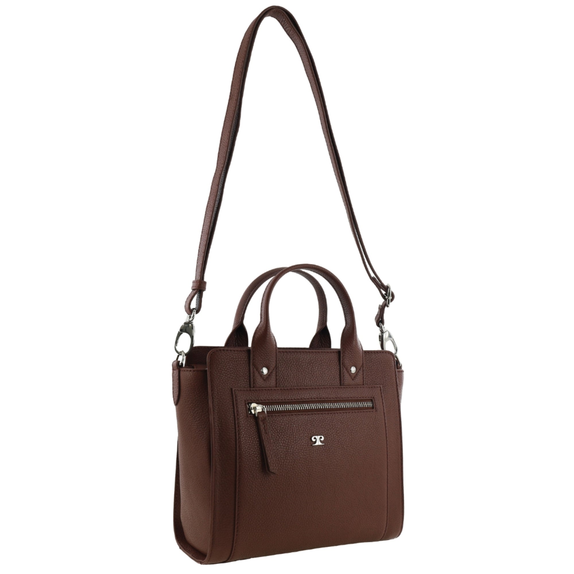 Pierre Cardin Ladies Leather Mini Tote Crossbody Bag