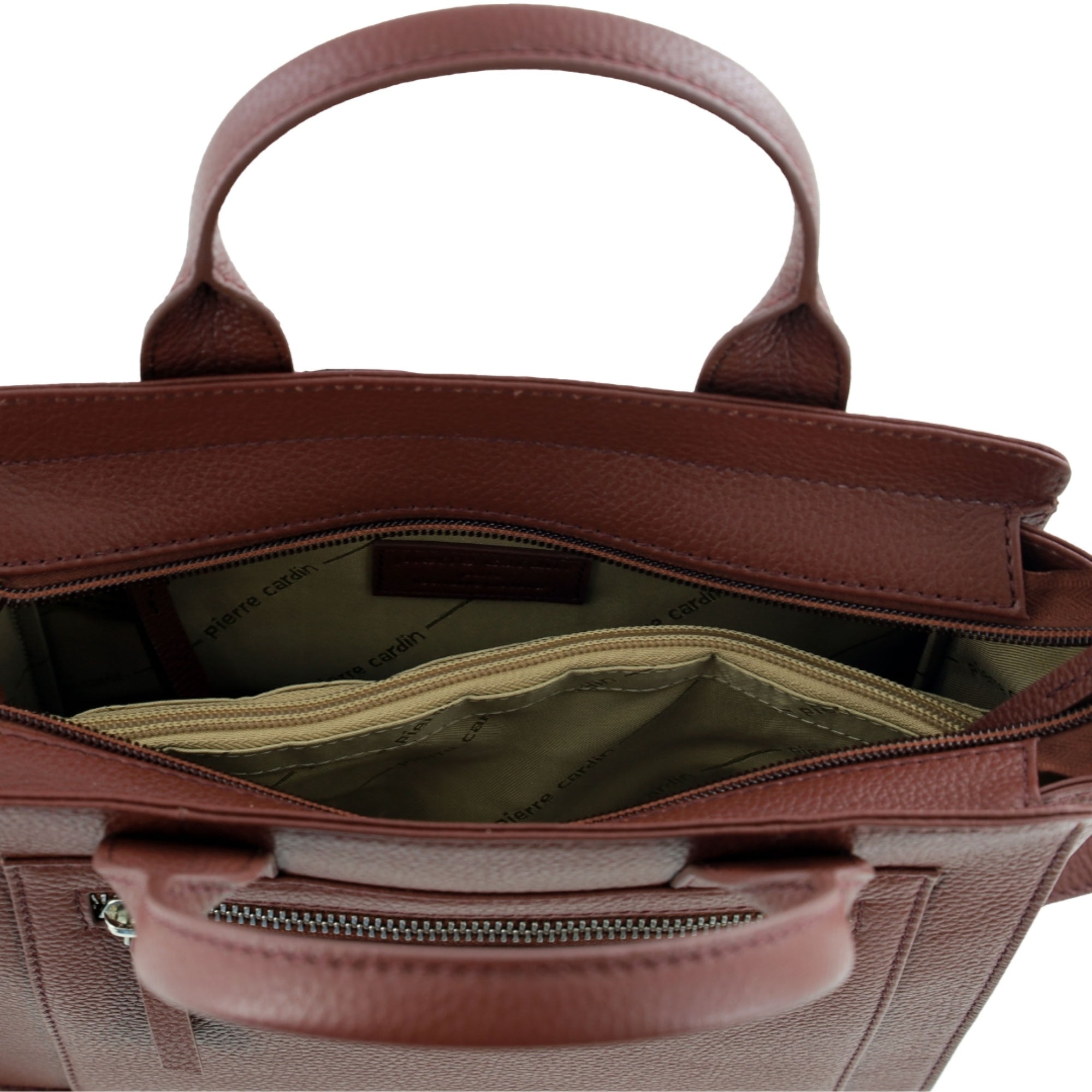 Pierre Cardin Ladies Leather Mini Tote Crossbody Bag