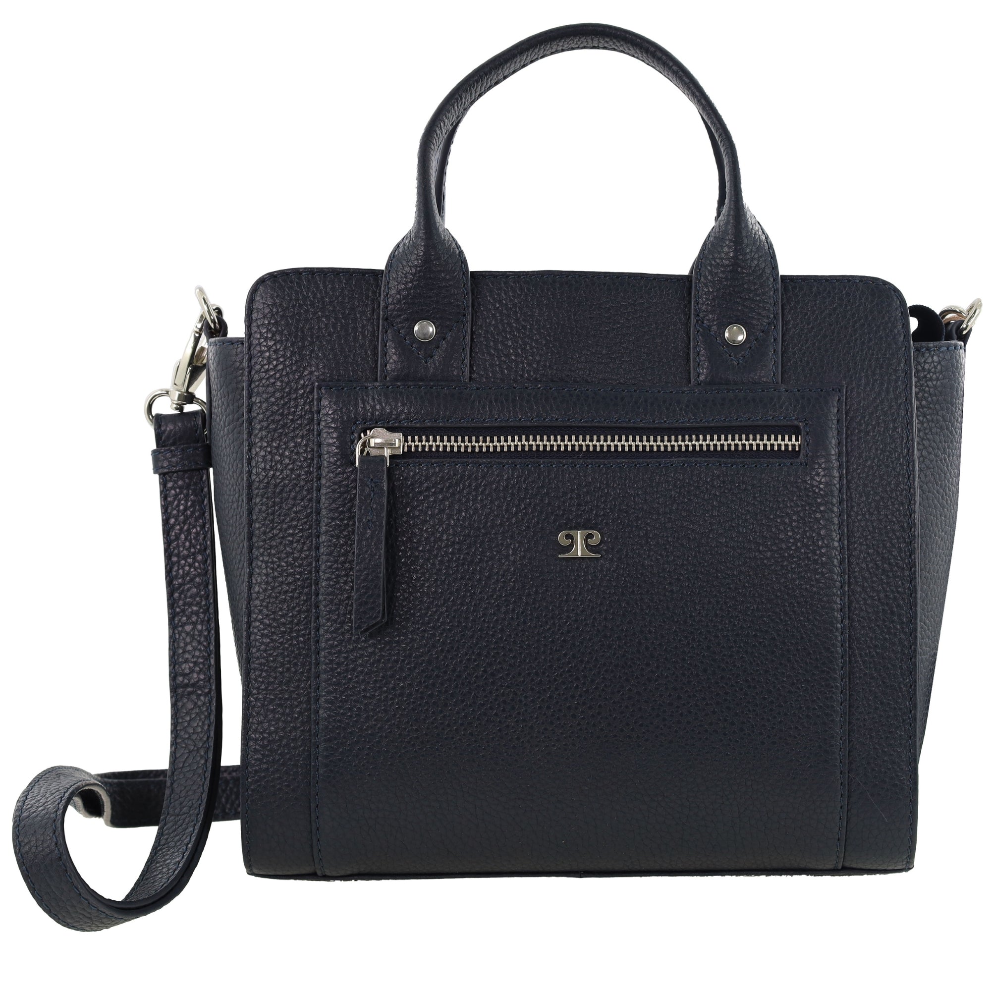 Pierre Cardin Ladies Leather Mini Tote Crossbody Bag