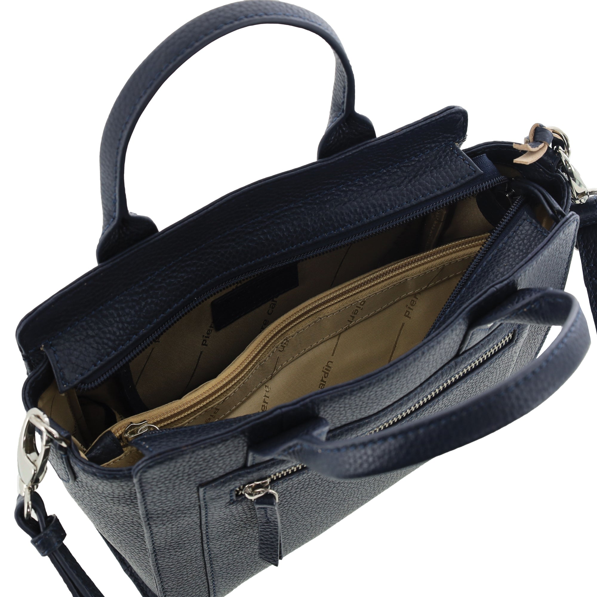 Pierre Cardin Ladies Leather Mini Tote Crossbody Bag