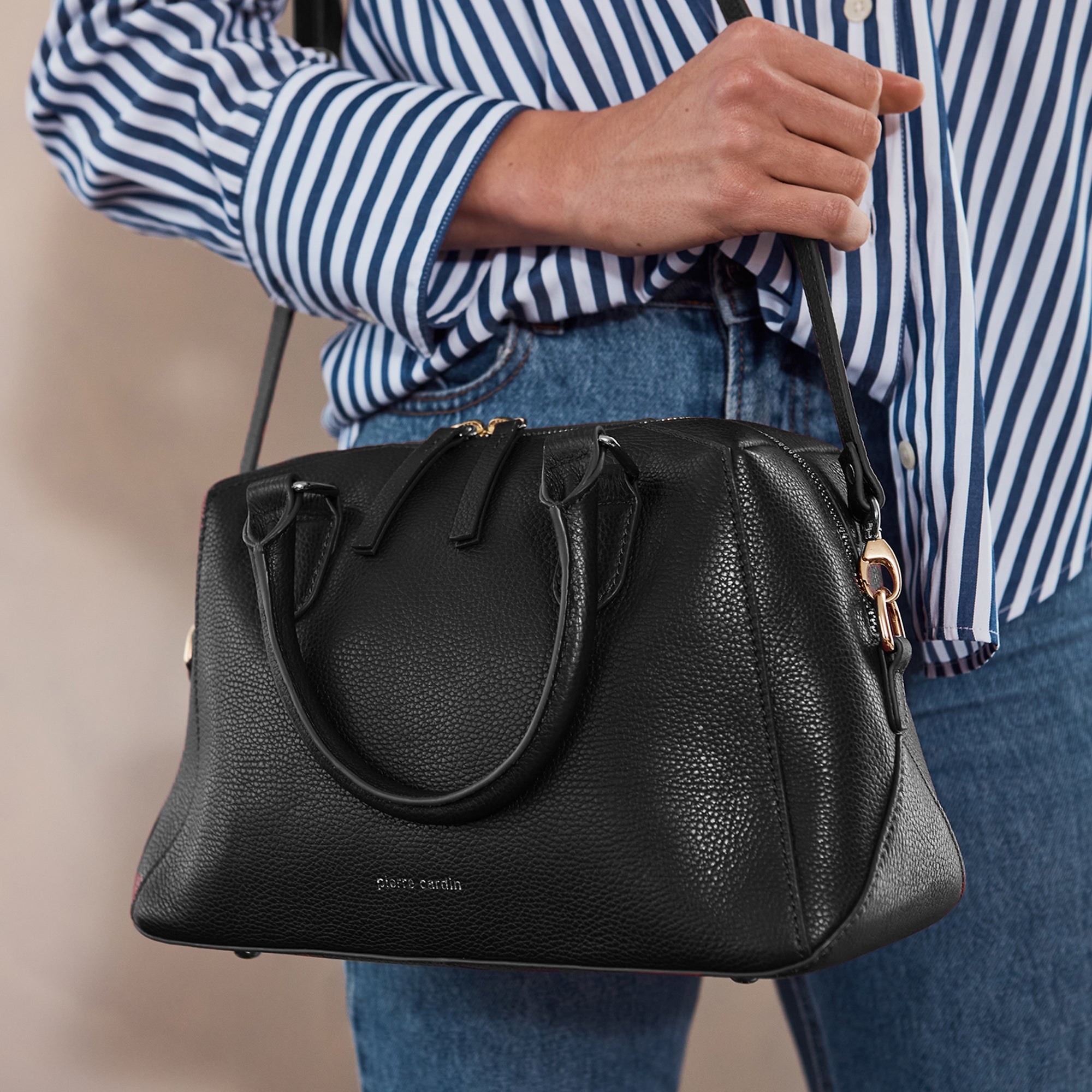 Pierre Cardin Ladies Leather Tote Bag