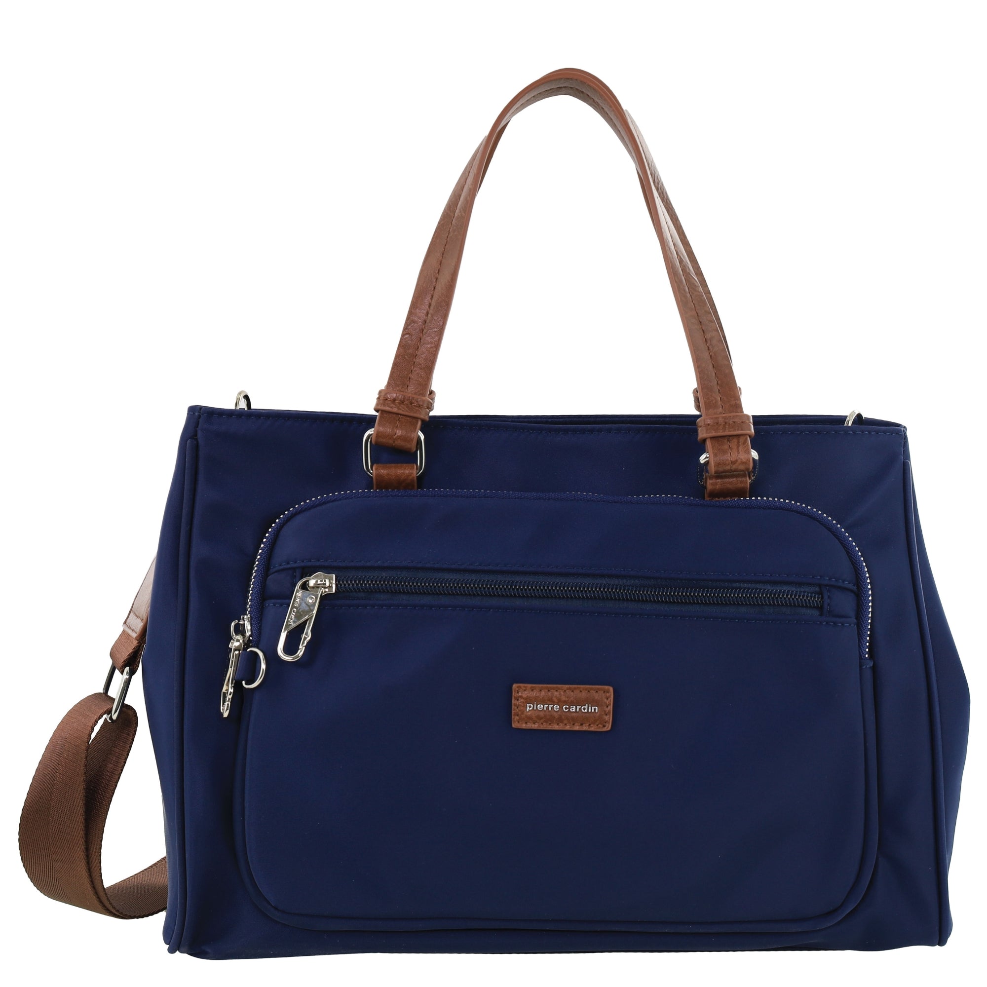 Pierre Cardin RFID Anti-Theft Nylon Mini Tote with Crossbody