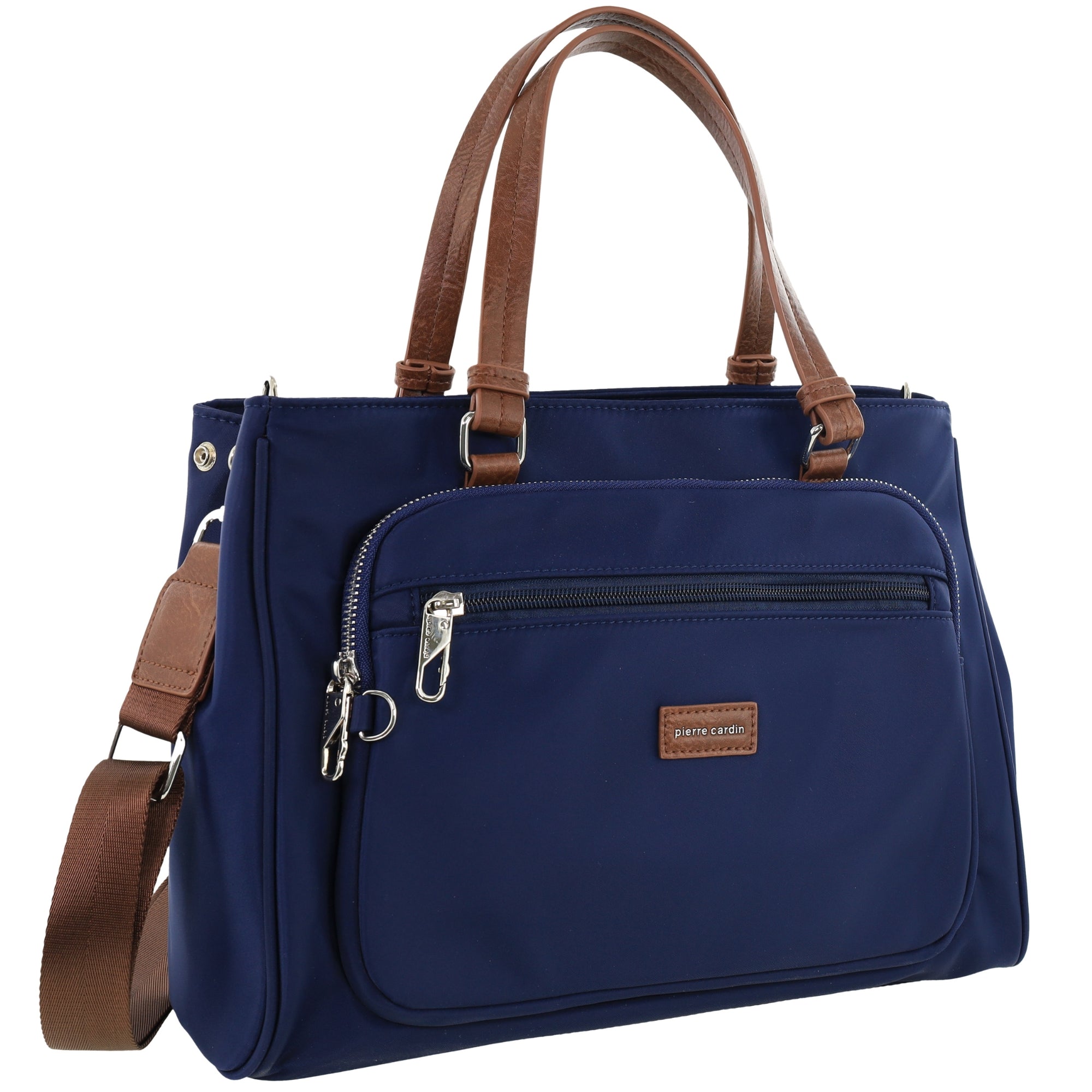 Pierre Cardin RFID Anti-Theft Nylon Mini Tote with Crossbody