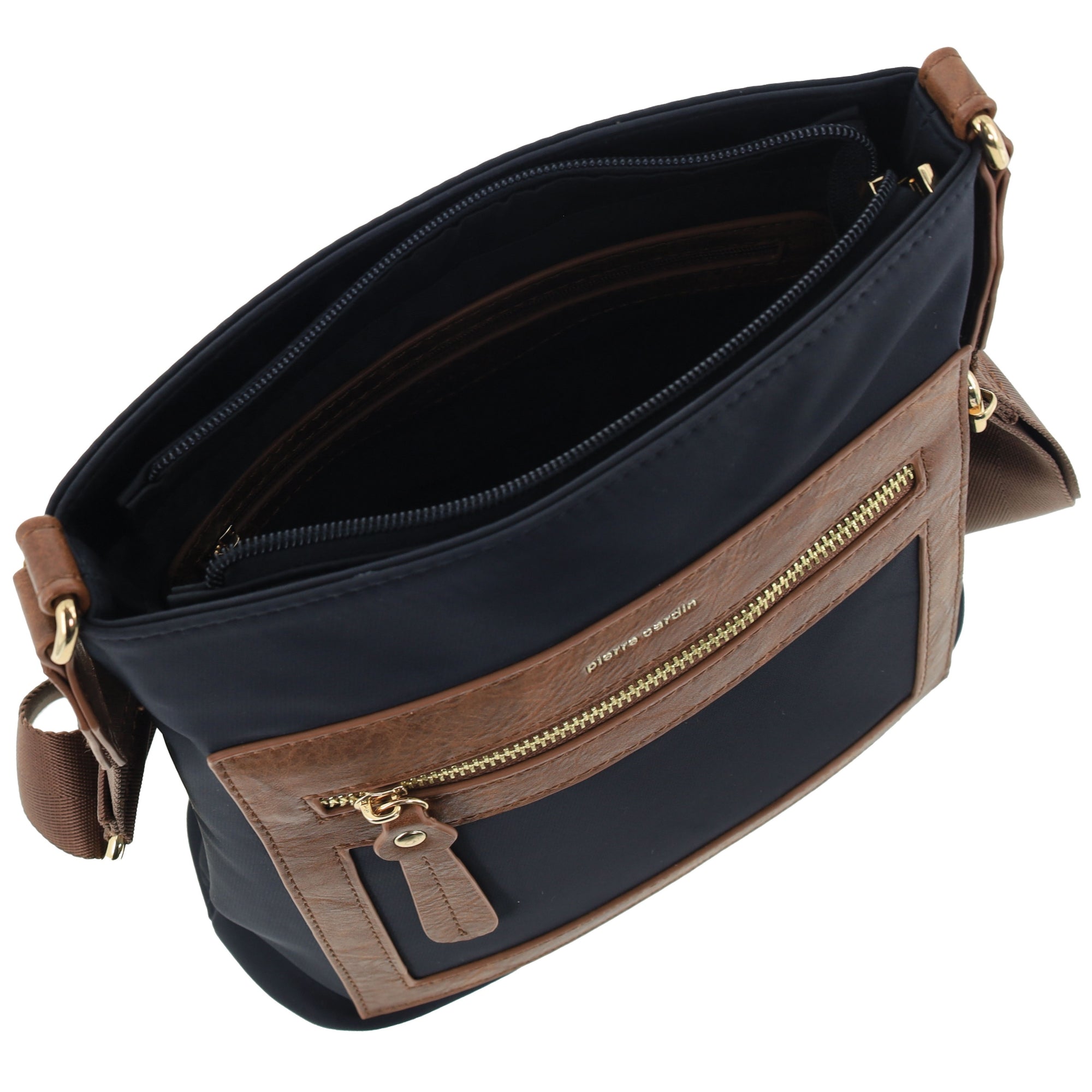 Pierre Cardin RFID Lightweight Nylon Crossbody Bag