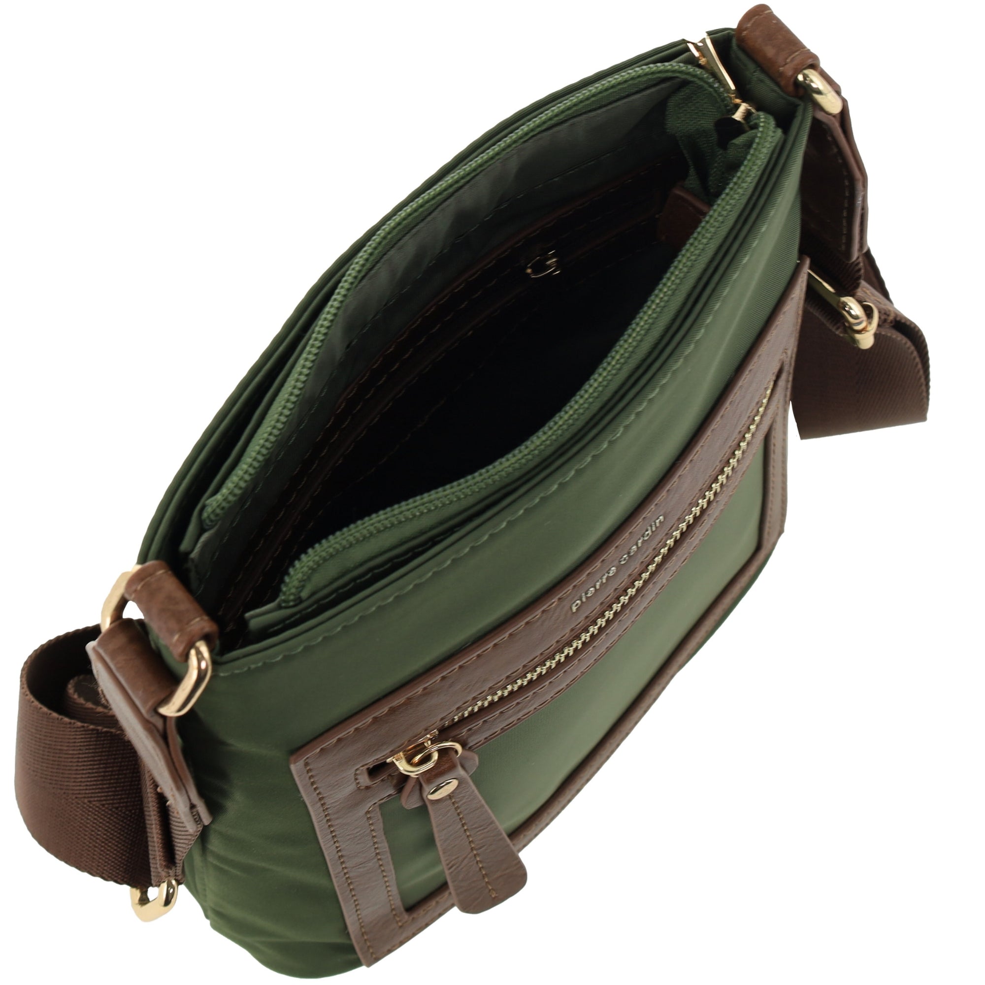 Pierre Cardin RFID Lightweight Nylon Crossbody Bag