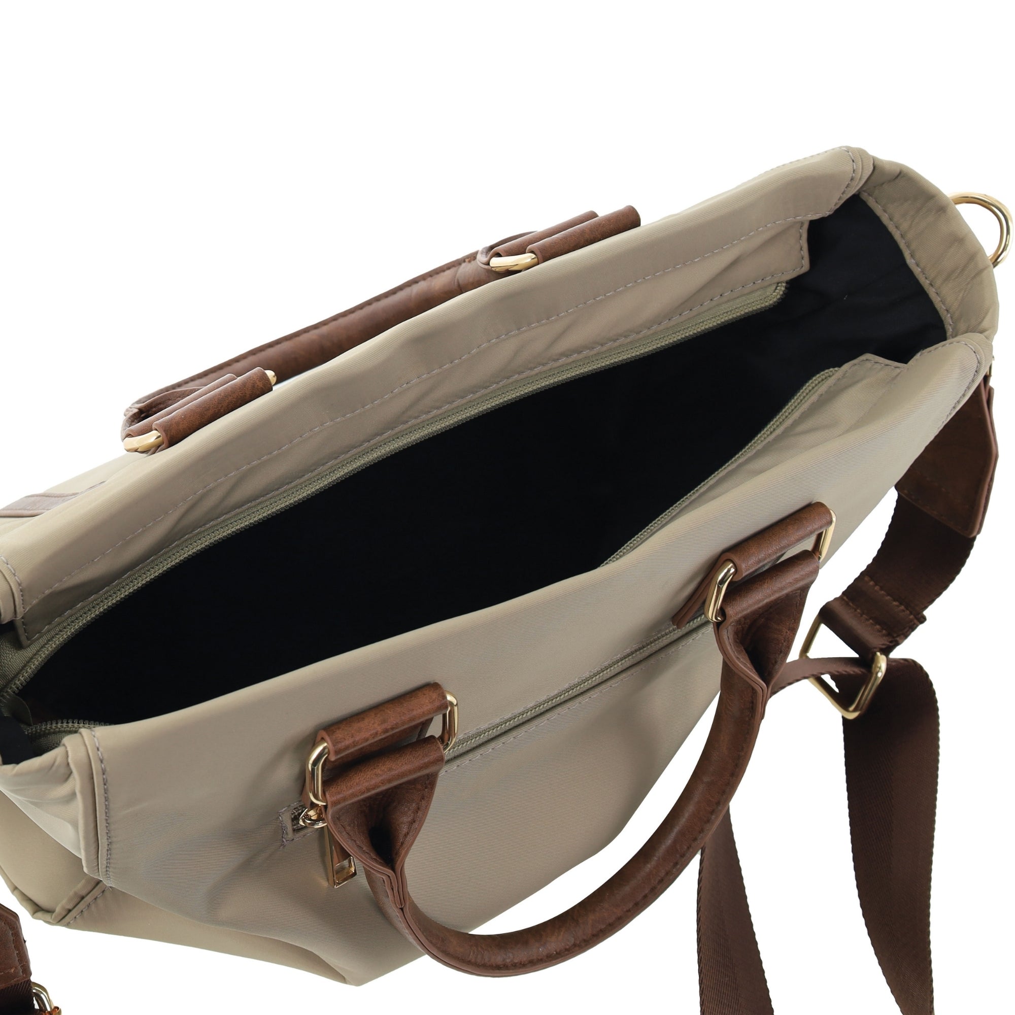 Pierre Cardin RFID Lightweight Nylon Mini Tote with Crossbody