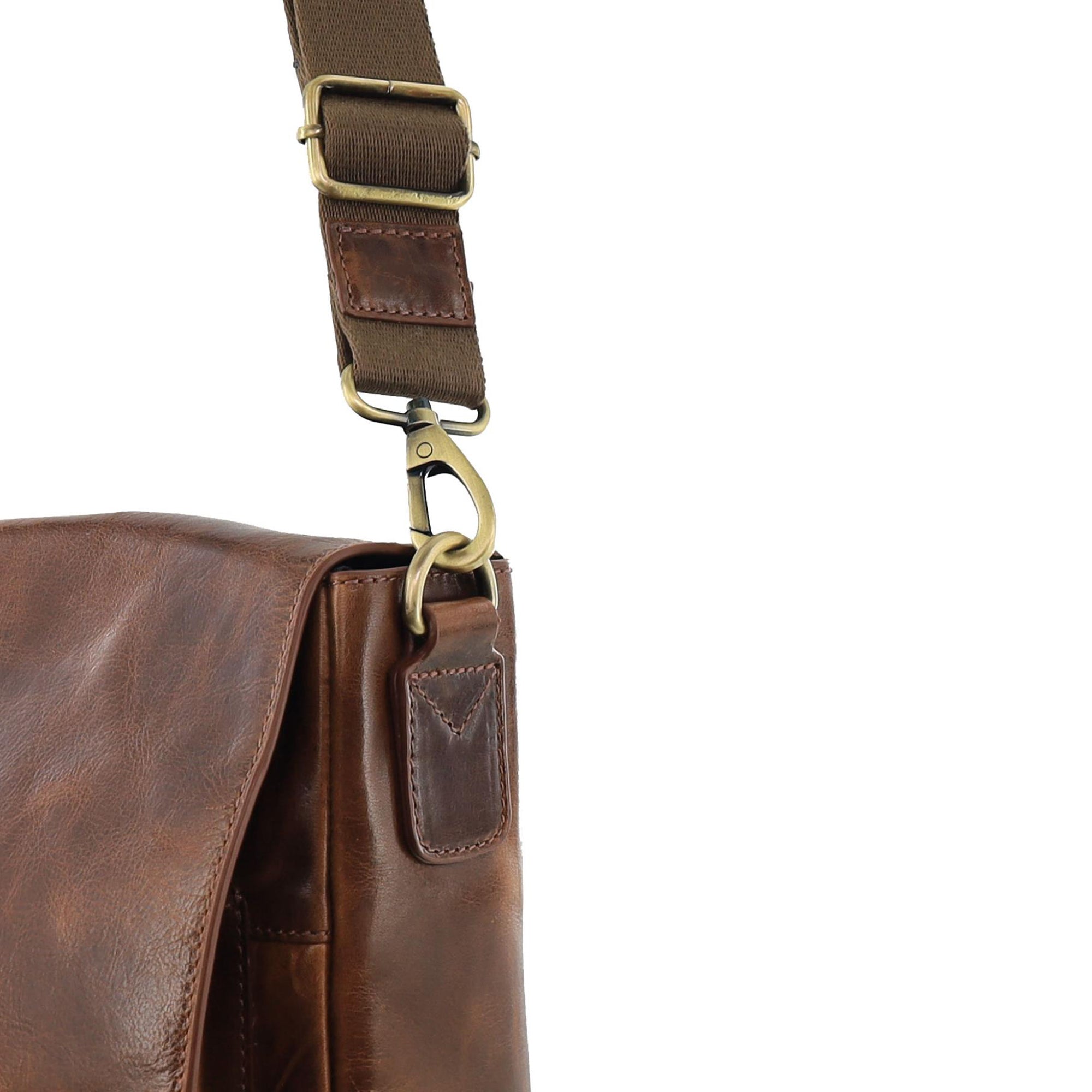 Pierre Cardin Men's Leather Computer Bag