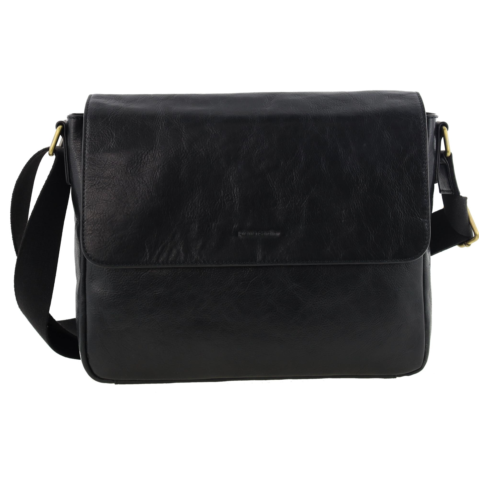 Pierre Cardin Men's Leather Classic Messenger/Computer Bag