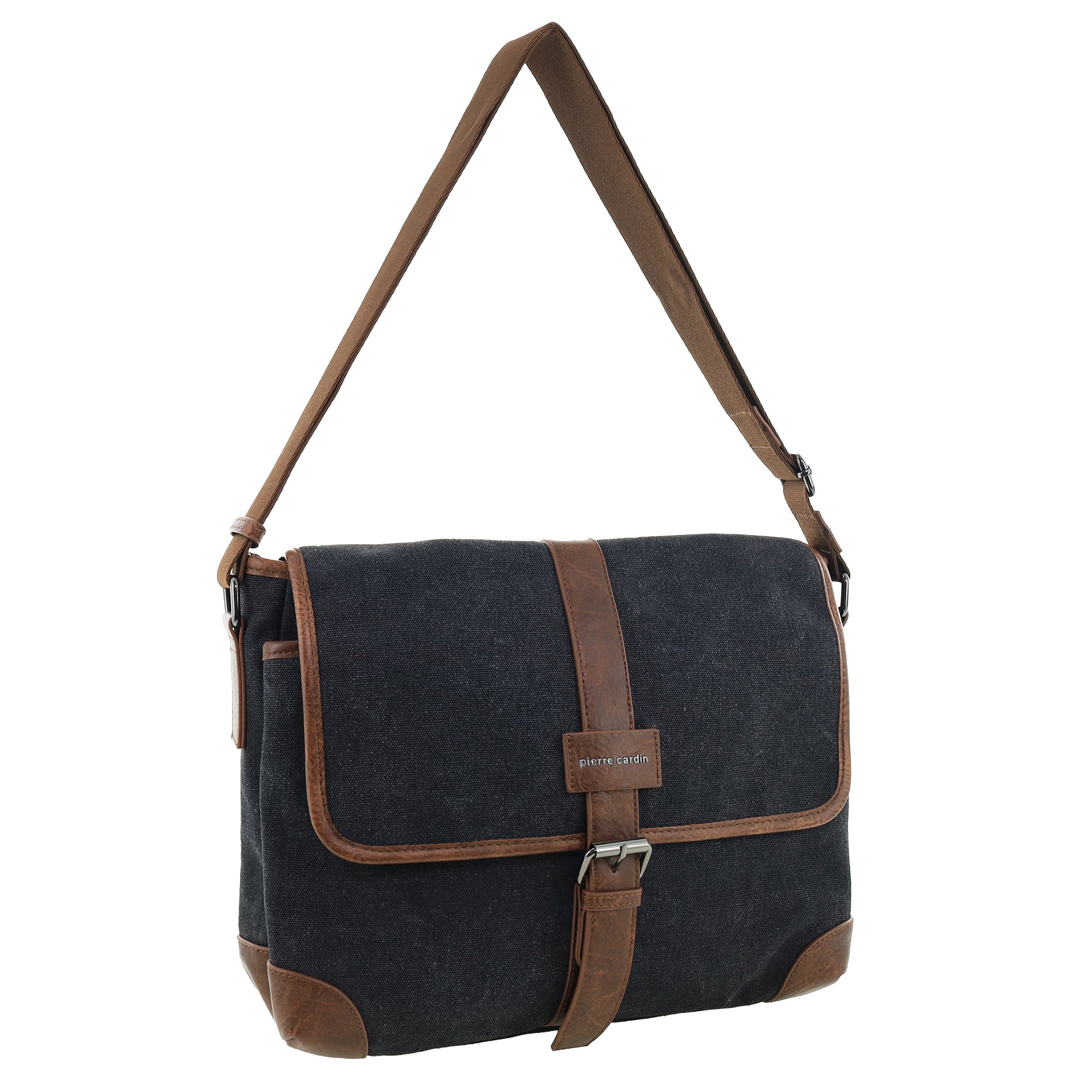 Pierre Cardin Canvas Messenger Bag