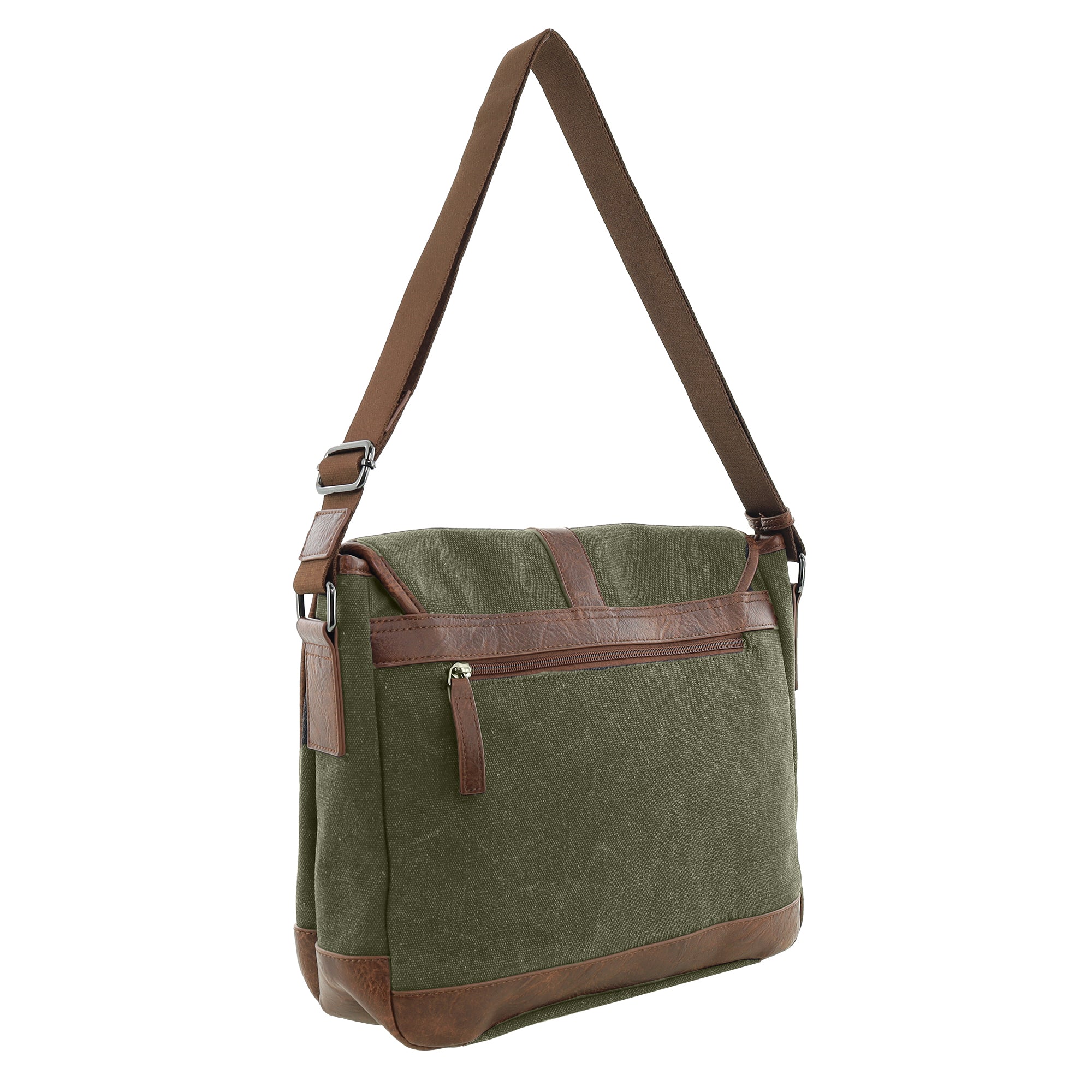 Pierre Cardin Canvas Messenger Bag