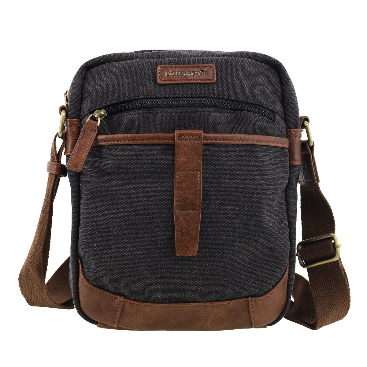 Pierre Cardin Canvas Crossbody Bag