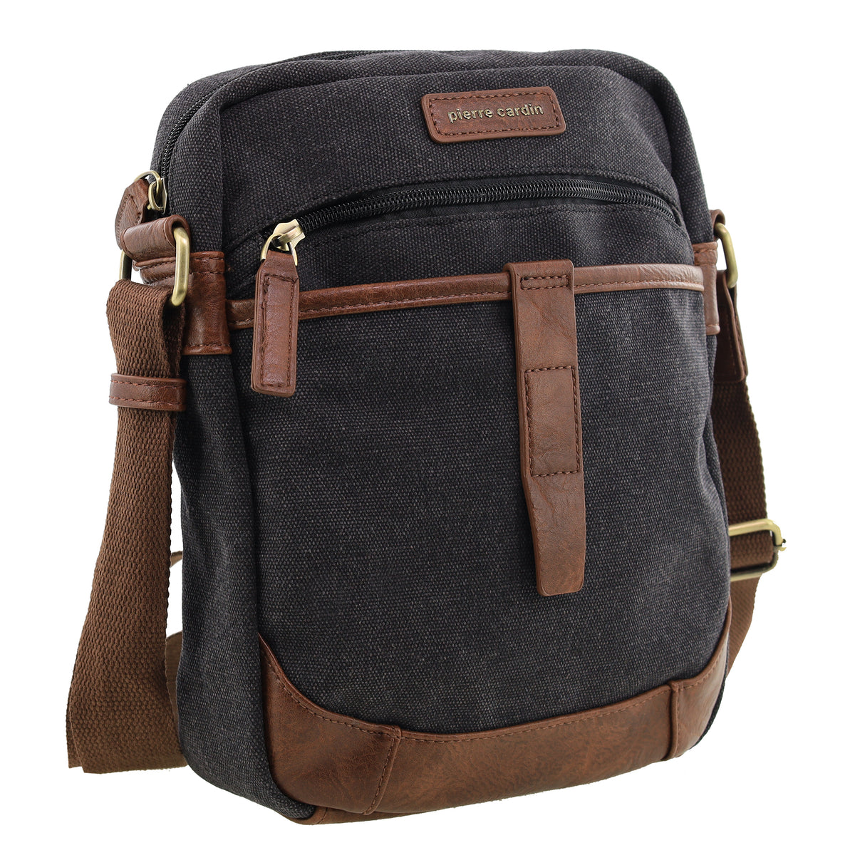 Pierre Cardin Canvas Crossbody Bag