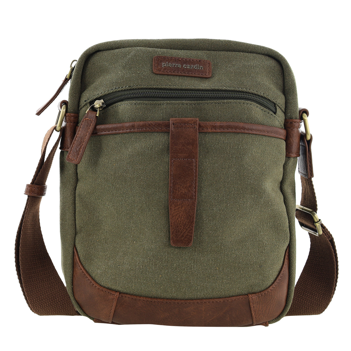Pierre Cardin Canvas Crossbody Bag