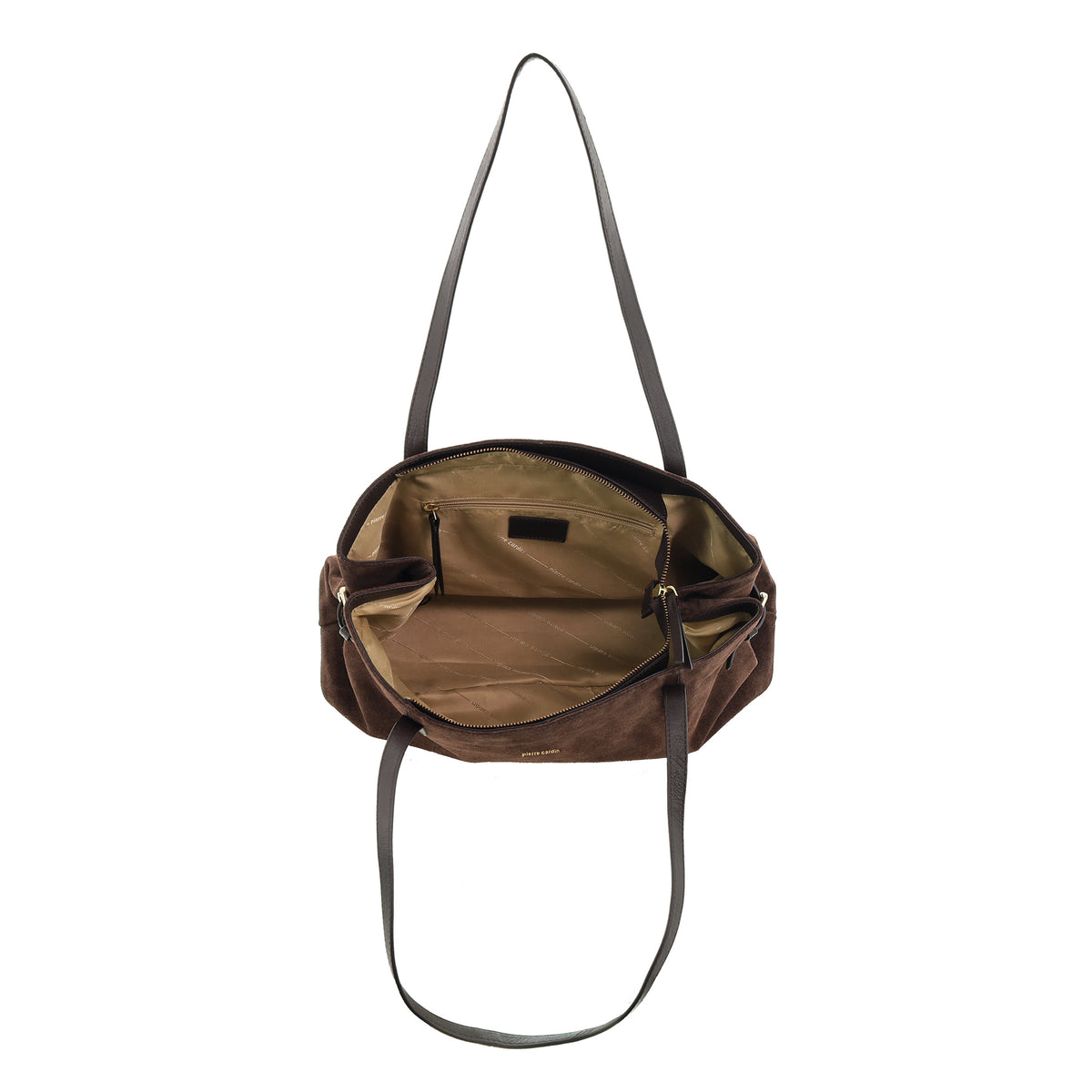 Pierre Cardin Genuine Suede Leather Shoulder Bag