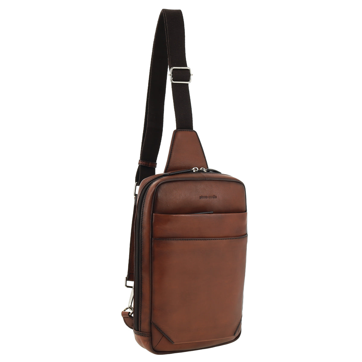Pierre Cardin Men’s Genuine Leather Sling Bag