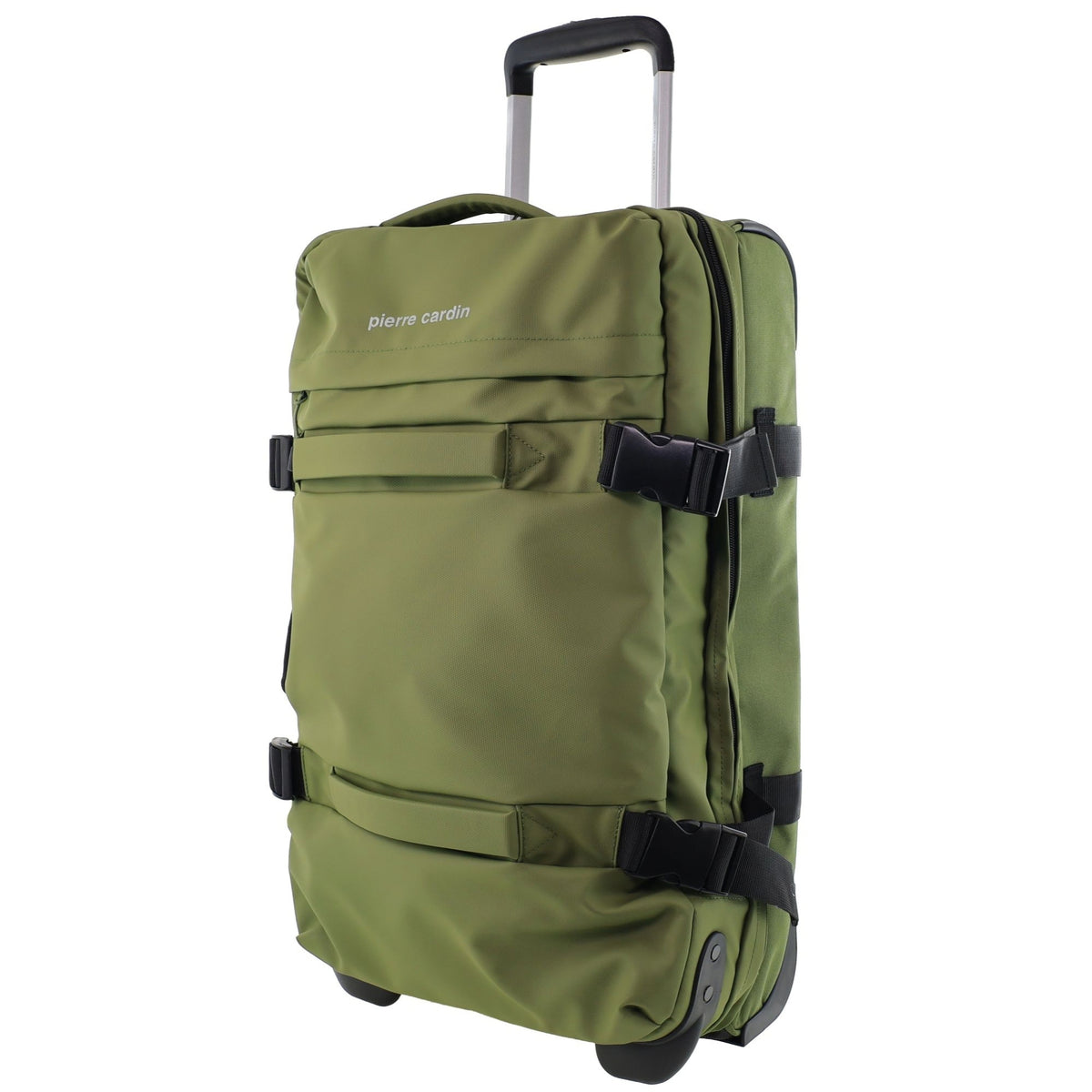 Pierre Cardin 61cm MEDIUM Soft Shell Trolley Case in Olive