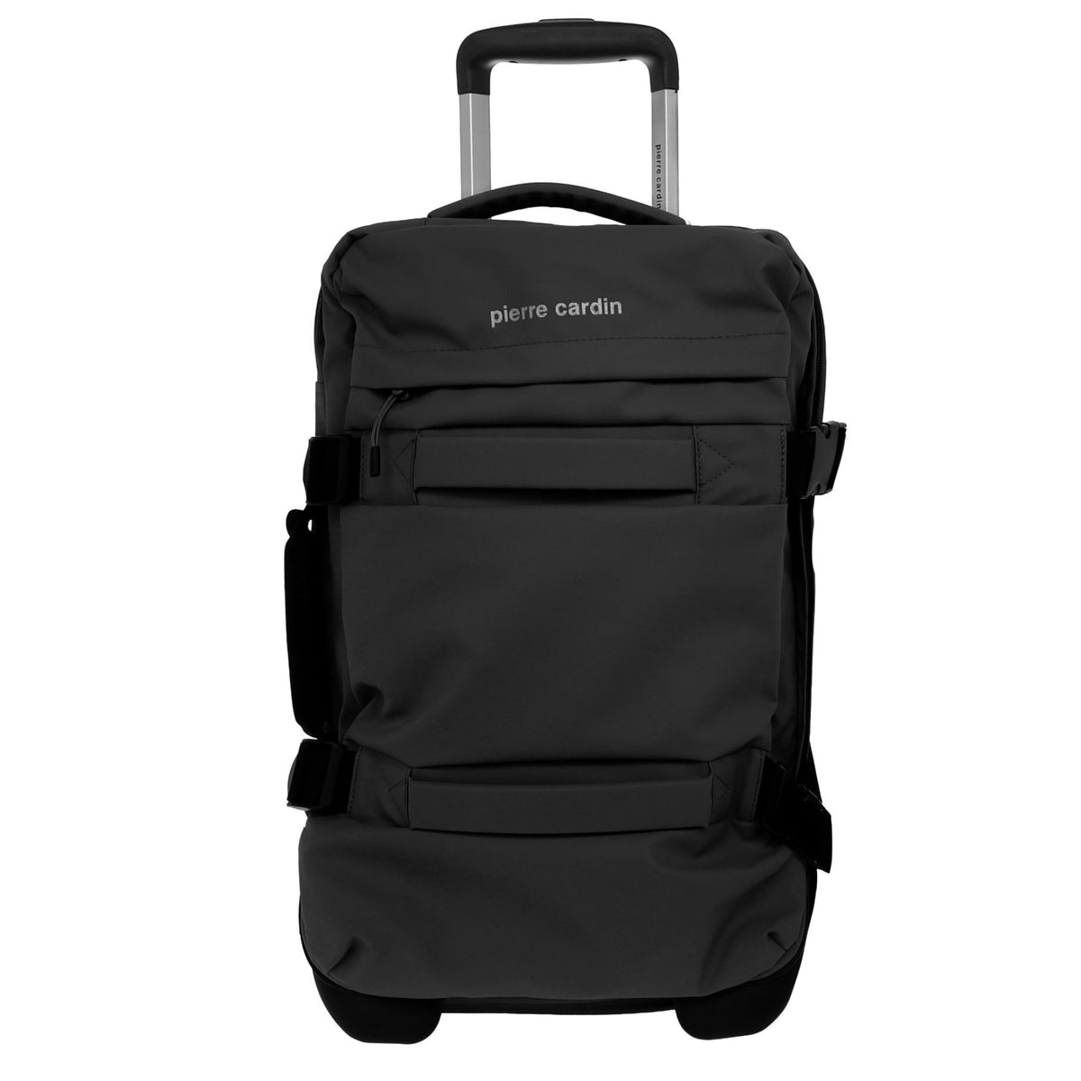 Pierre Cardin 50cm CABIN Soft Shell Trolley Case in Black