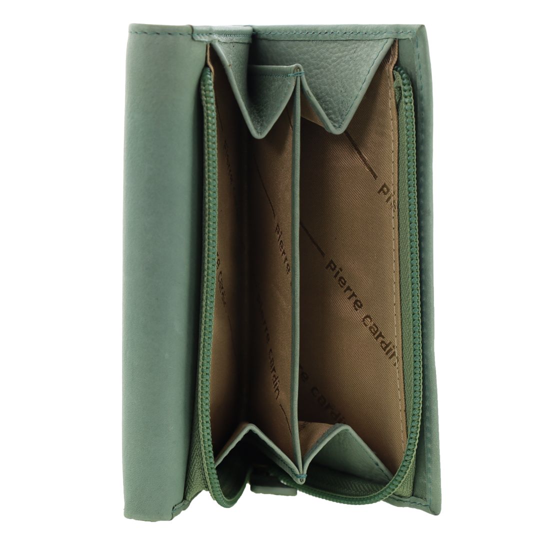 Pierre Cardin Leather Ladies Tri-Fold Wallet