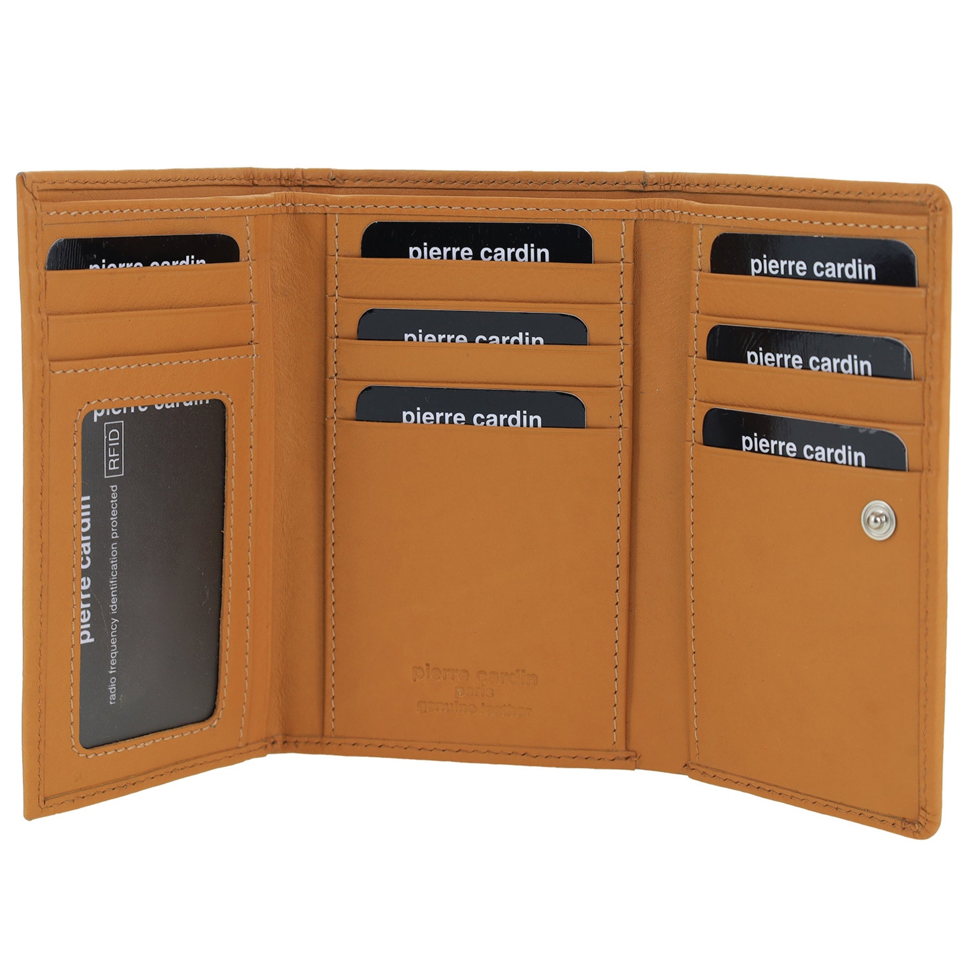 Pierre Cardin Leather Ladies Tri-Fold Wallet