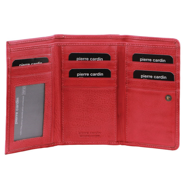 Pierre Cardin Leather Ladies Tri-Fold Wallet