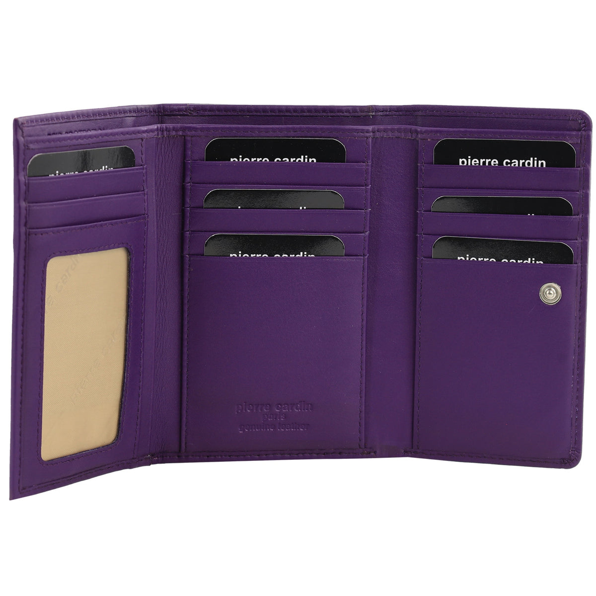 Pierre Cardin Leather Ladies Tri-Fold Wallet