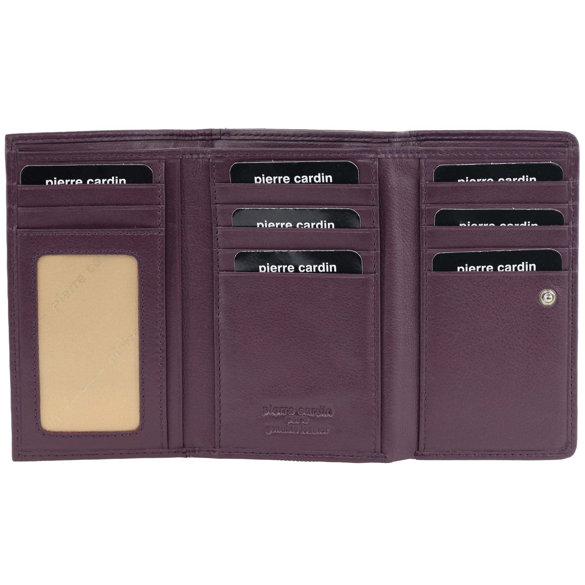 Pierre Cardin Leather Ladies Tri-Fold Wallet