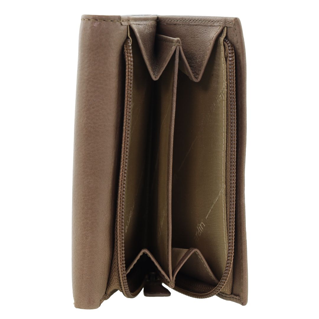 Pierre Cardin Leather Ladies Tri-Fold Wallet