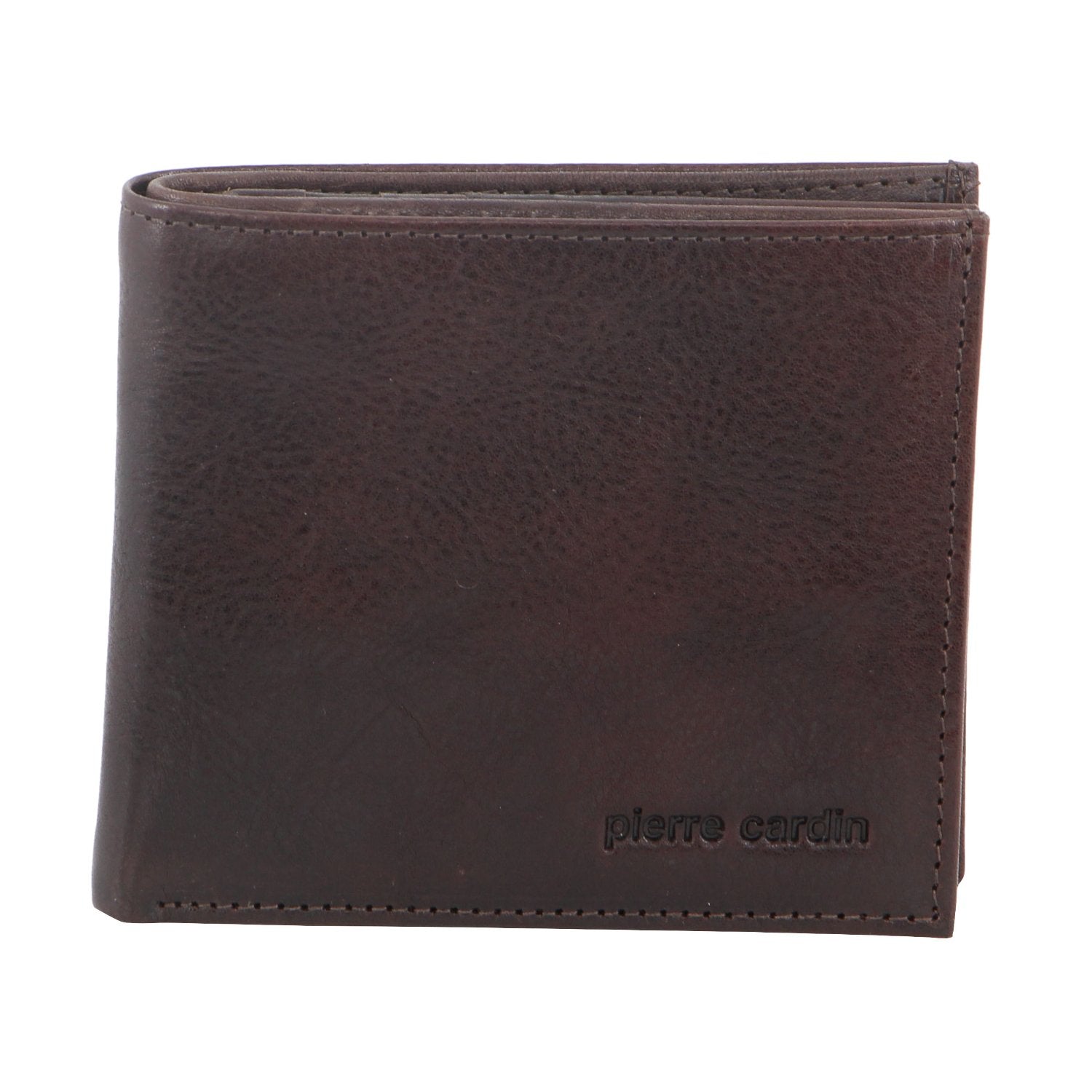 Pierre Cardin Italian Leather Tri-Fold Men's Wallet in Chocolate