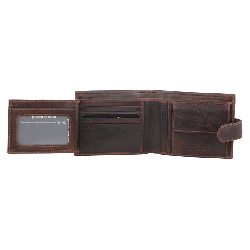 Pierre Cardin Italian Leather Tab Wallet