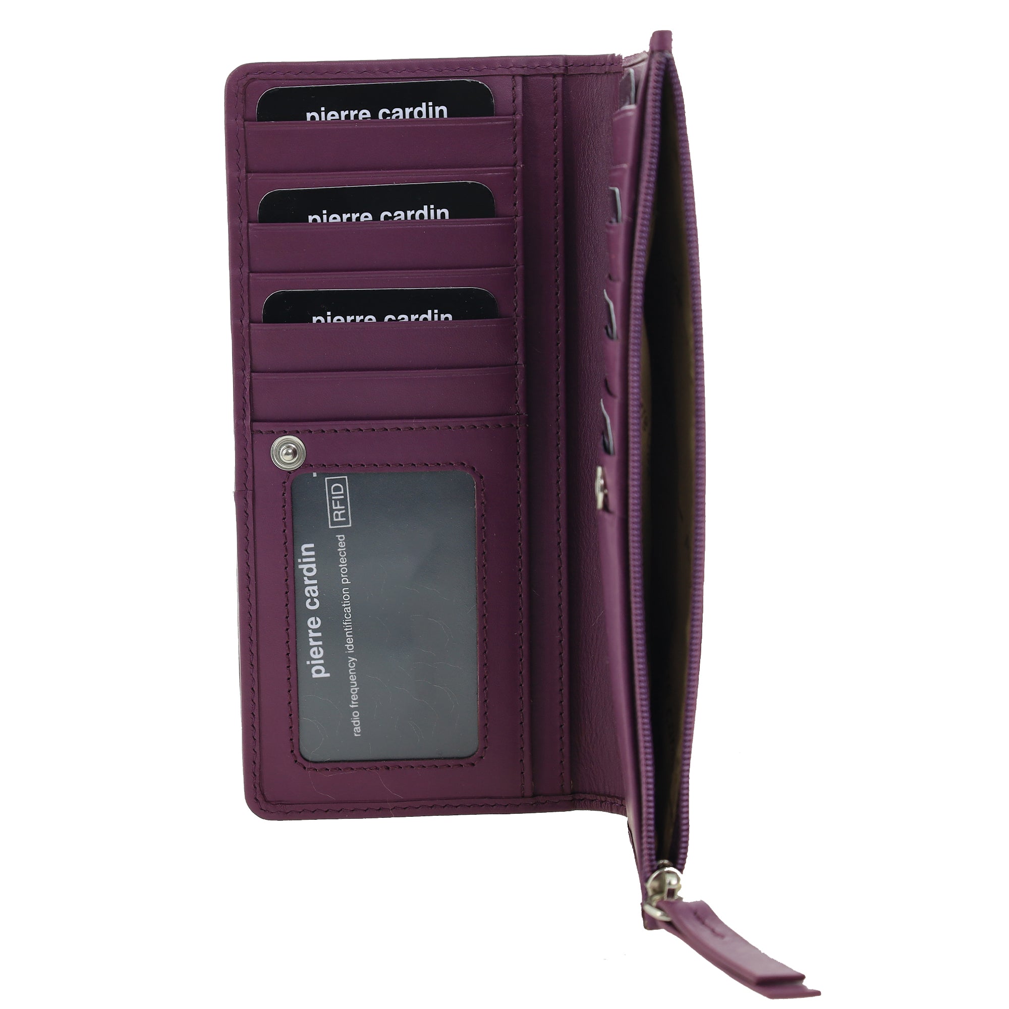 Pierre Cardin Genuine Ladies Leather Bi-Fold Wallet