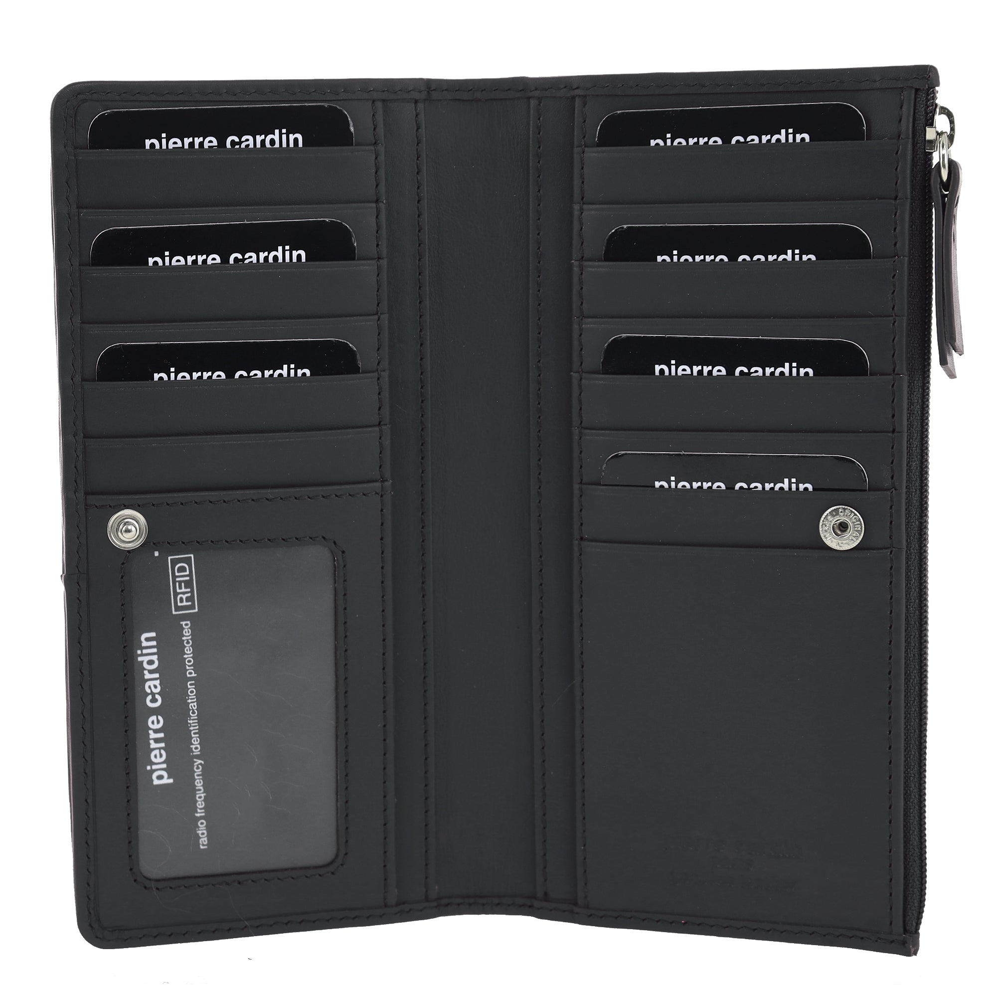 Pierre Cardin Genuine Ladies Leather Bi-Fold Wallet