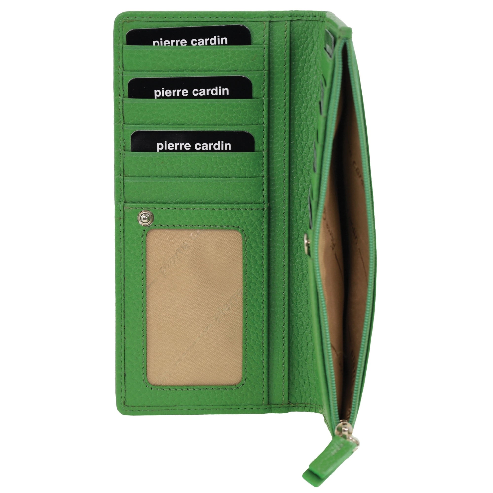 Pierre Cardin Genuine Ladies Leather Bi-Fold Wallet