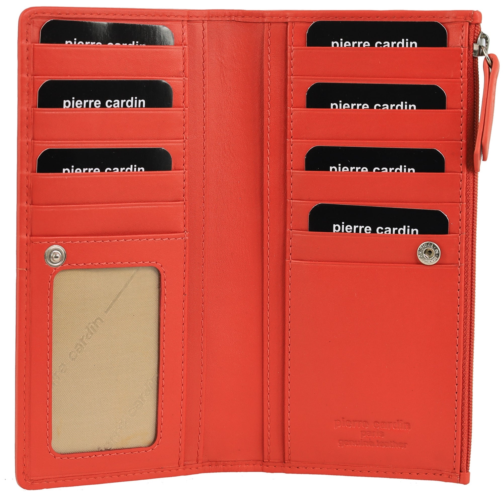 Pierre Cardin Genuine Ladies Leather Bi-Fold Wallet