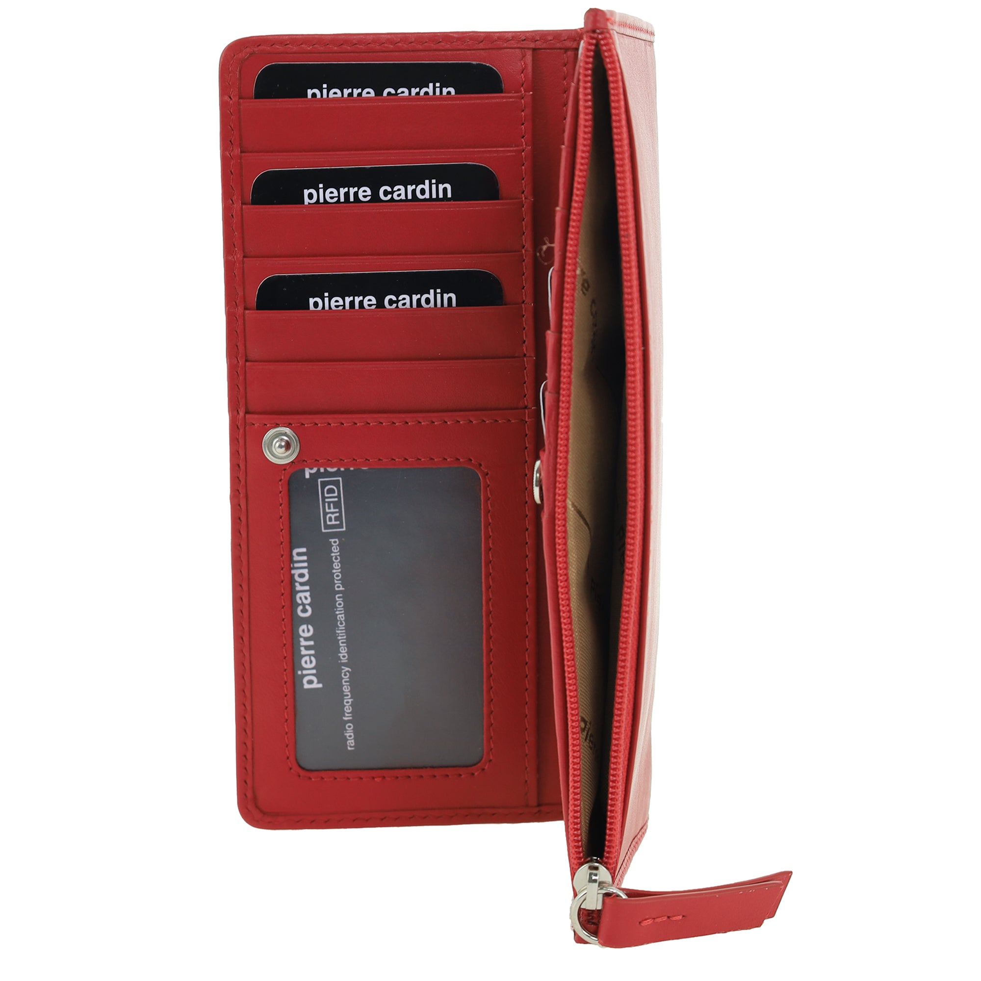 Pierre Cardin Genuine Ladies Leather Bi-Fold Wallet