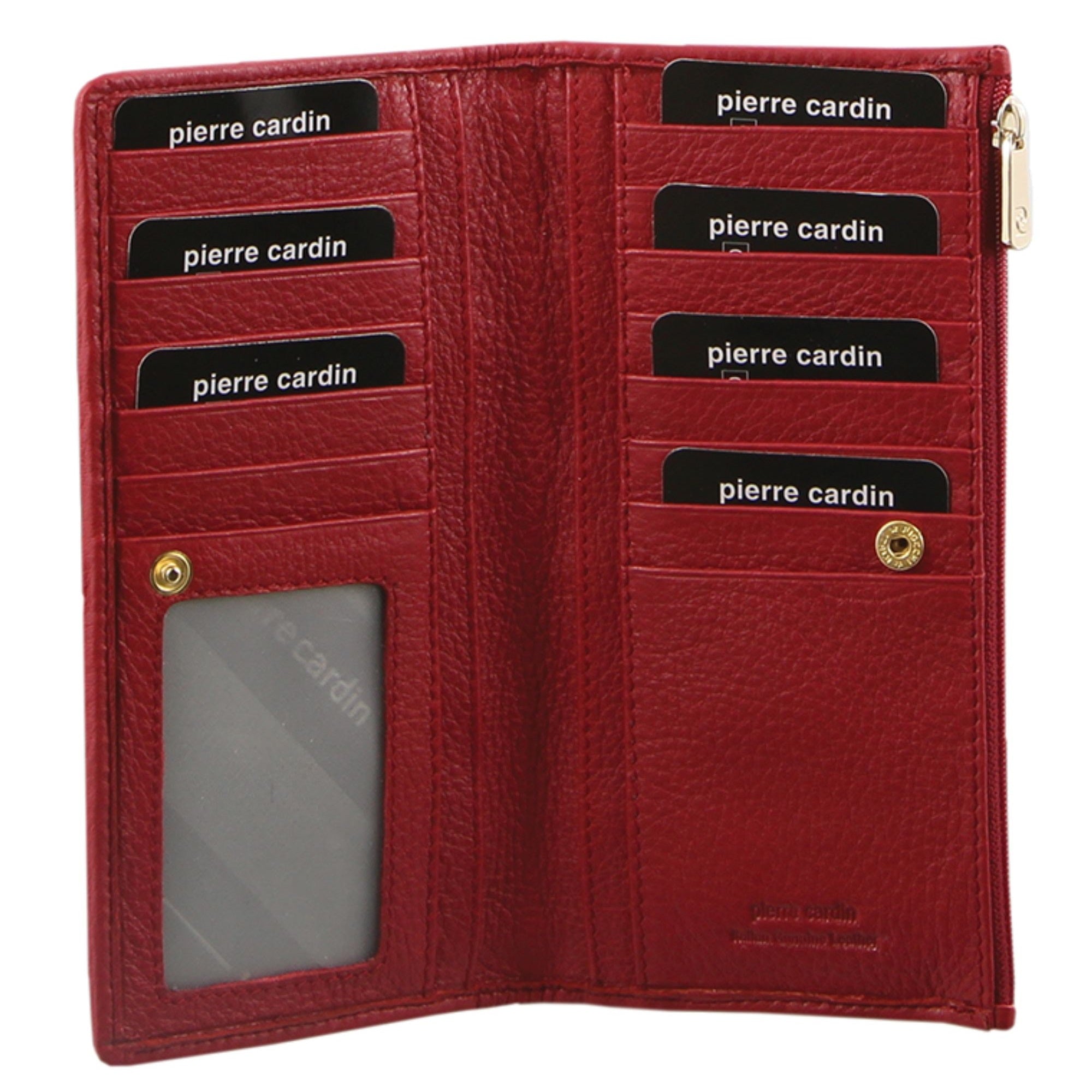 Pierre Cardin Genuine Ladies Leather Bi-Fold Wallet