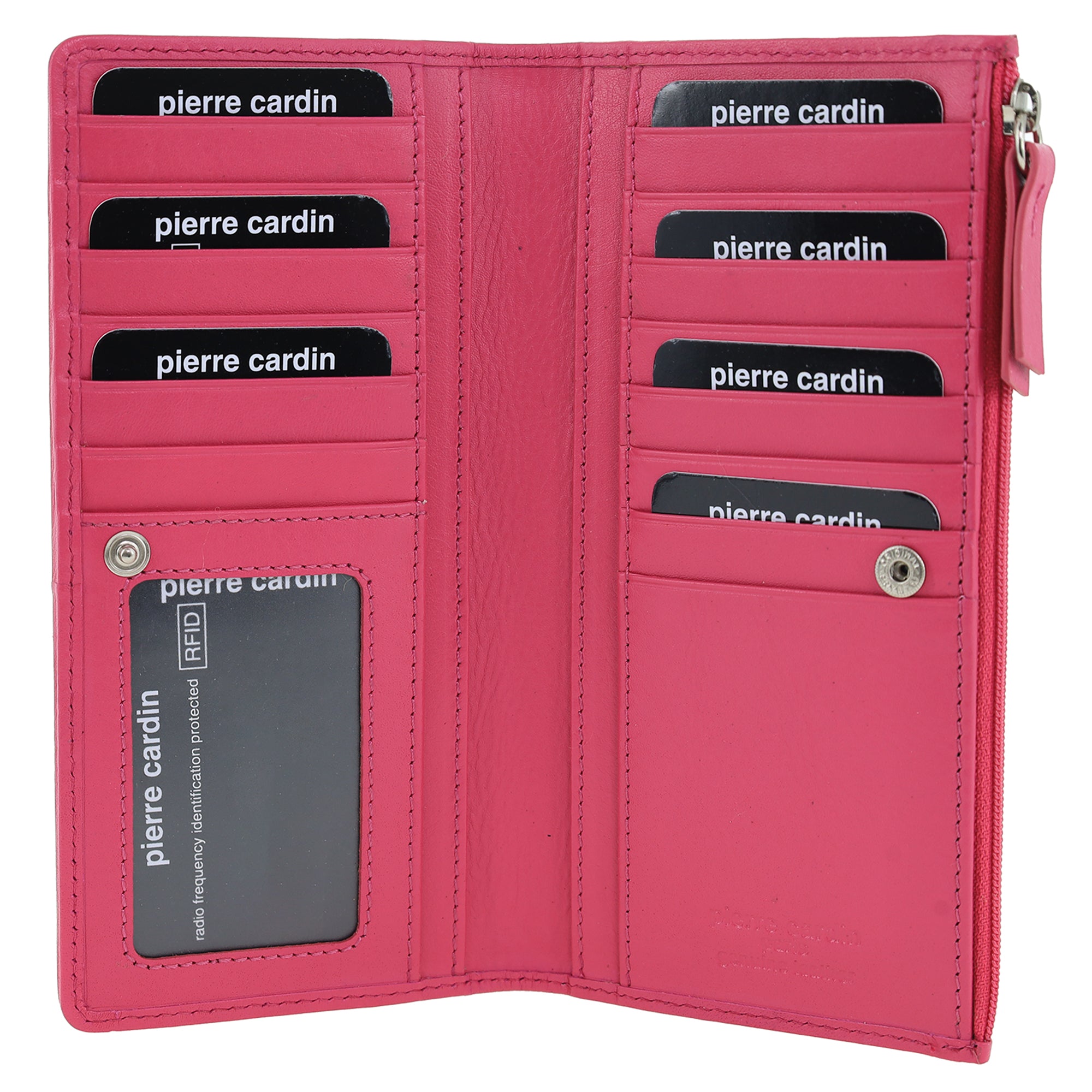 Pierre Cardin Genuine Ladies Leather Bi-Fold Wallet