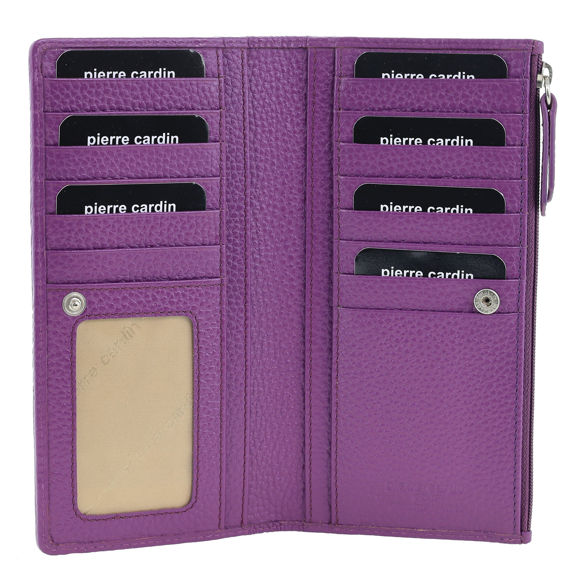 Pierre Cardin Genuine Ladies Leather Bi-Fold Wallet