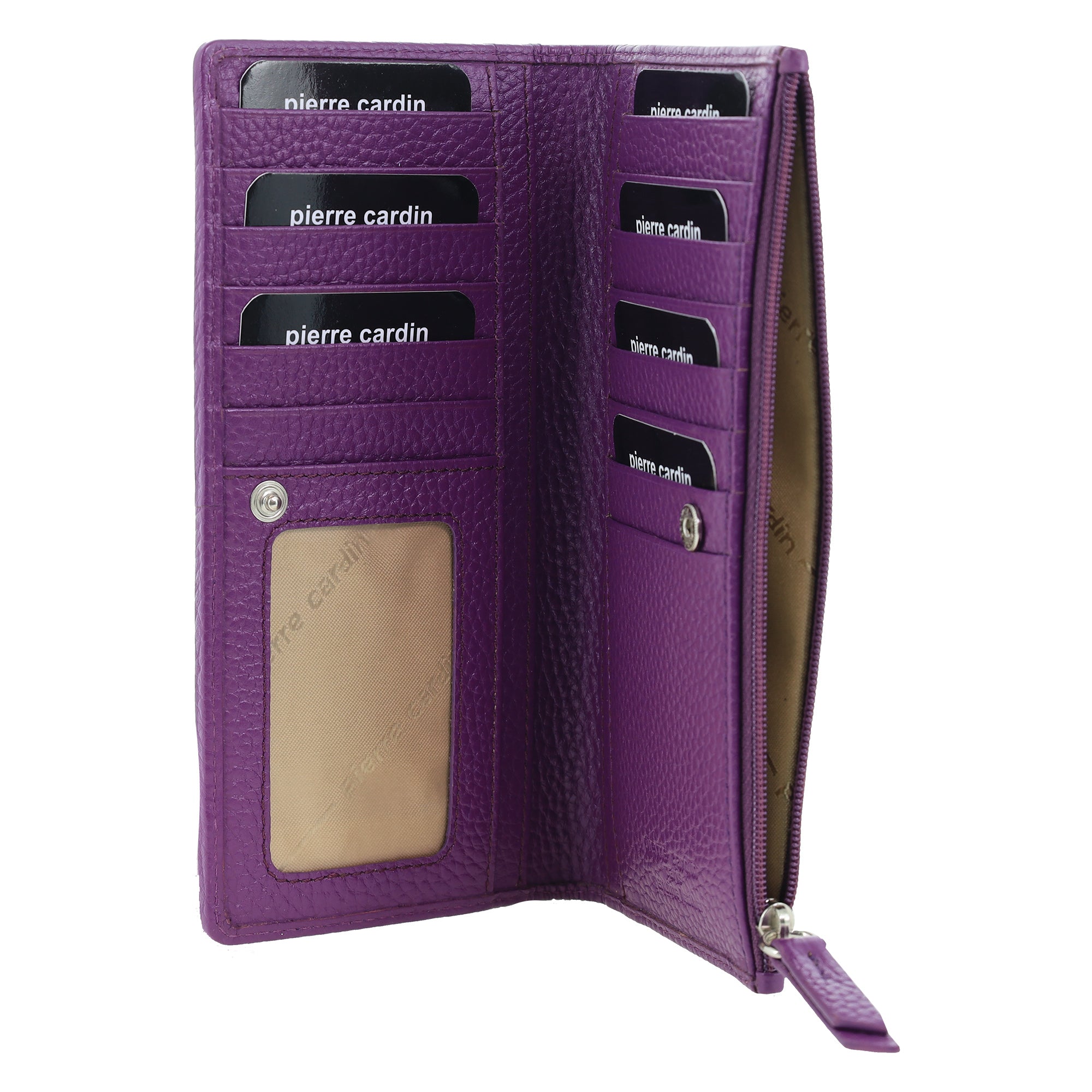 Pierre Cardin Genuine Ladies Leather Bi-Fold Wallet