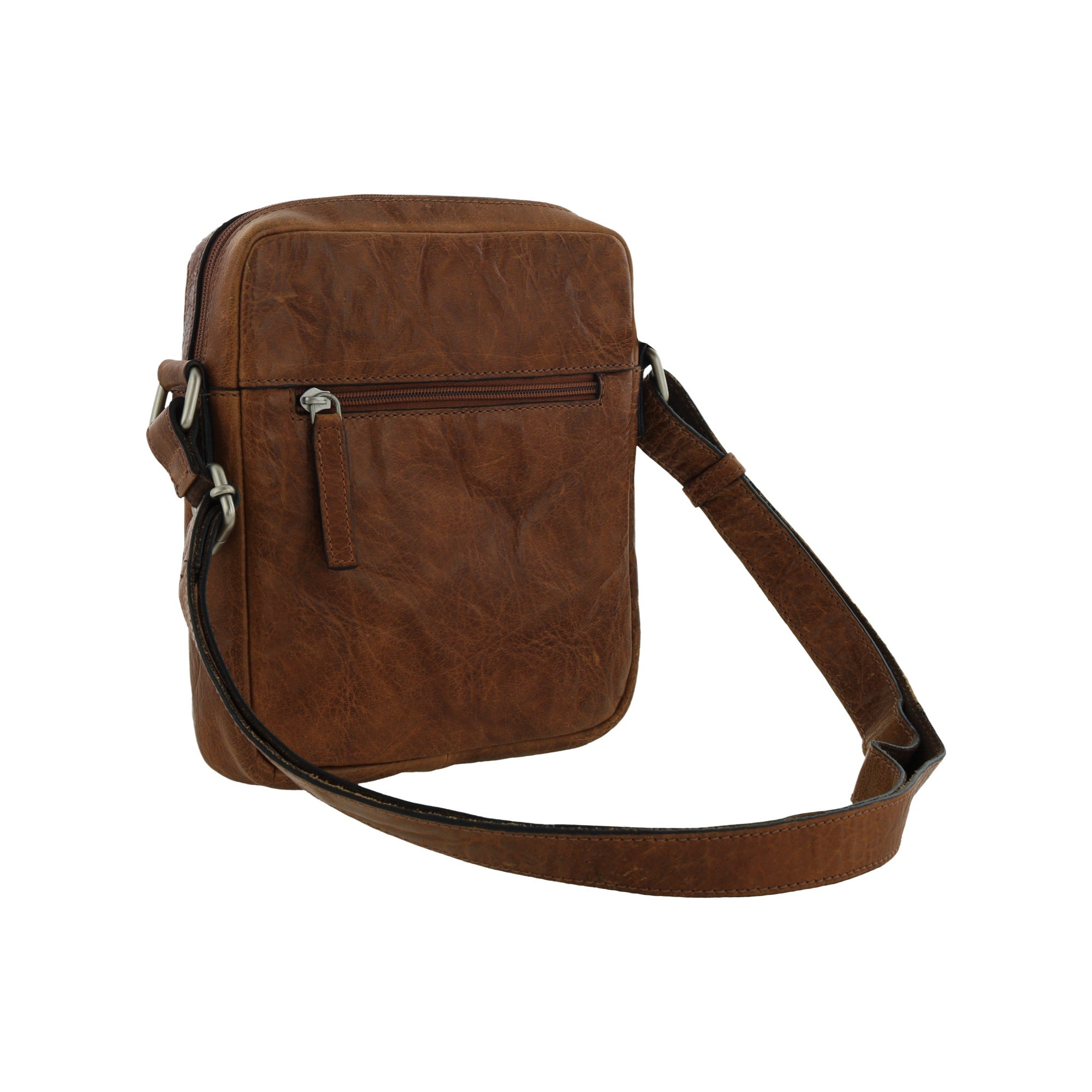 Pierre Cardin Rustic Leather Cross Body/Tablet Bag