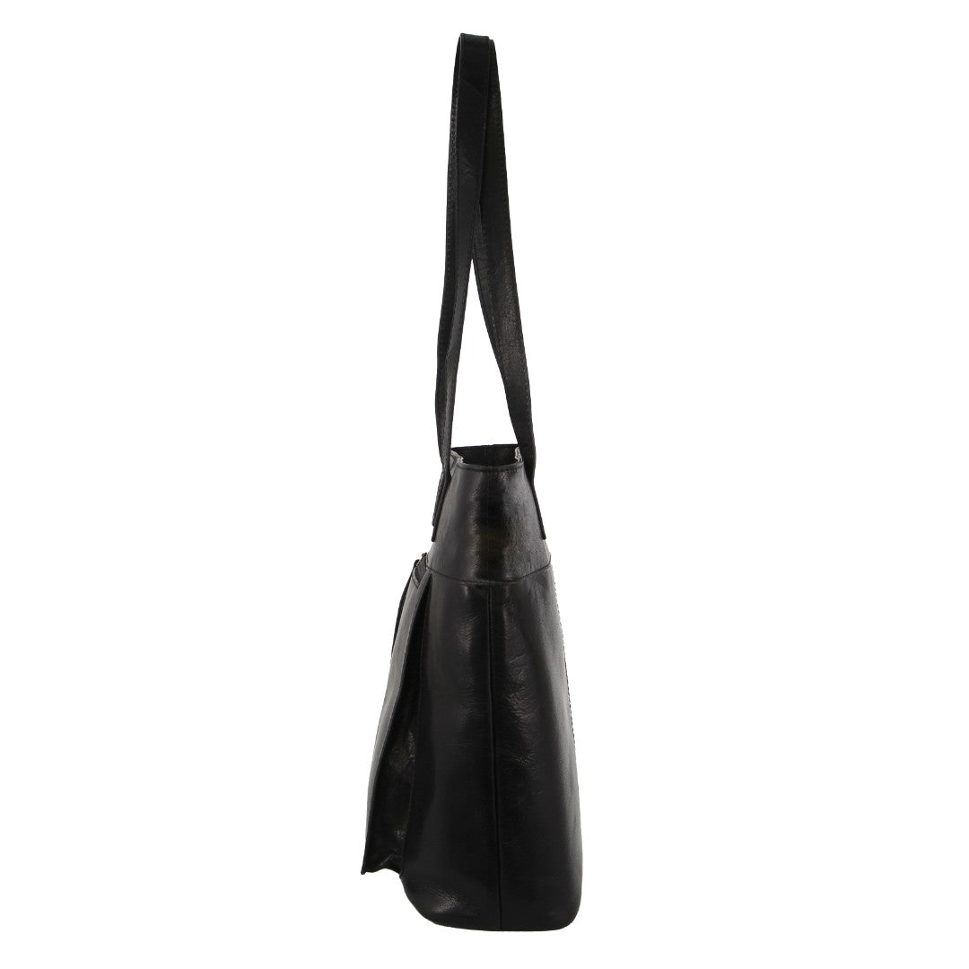 Pierre Cardin Leather Ladies Tote Bag in Tan