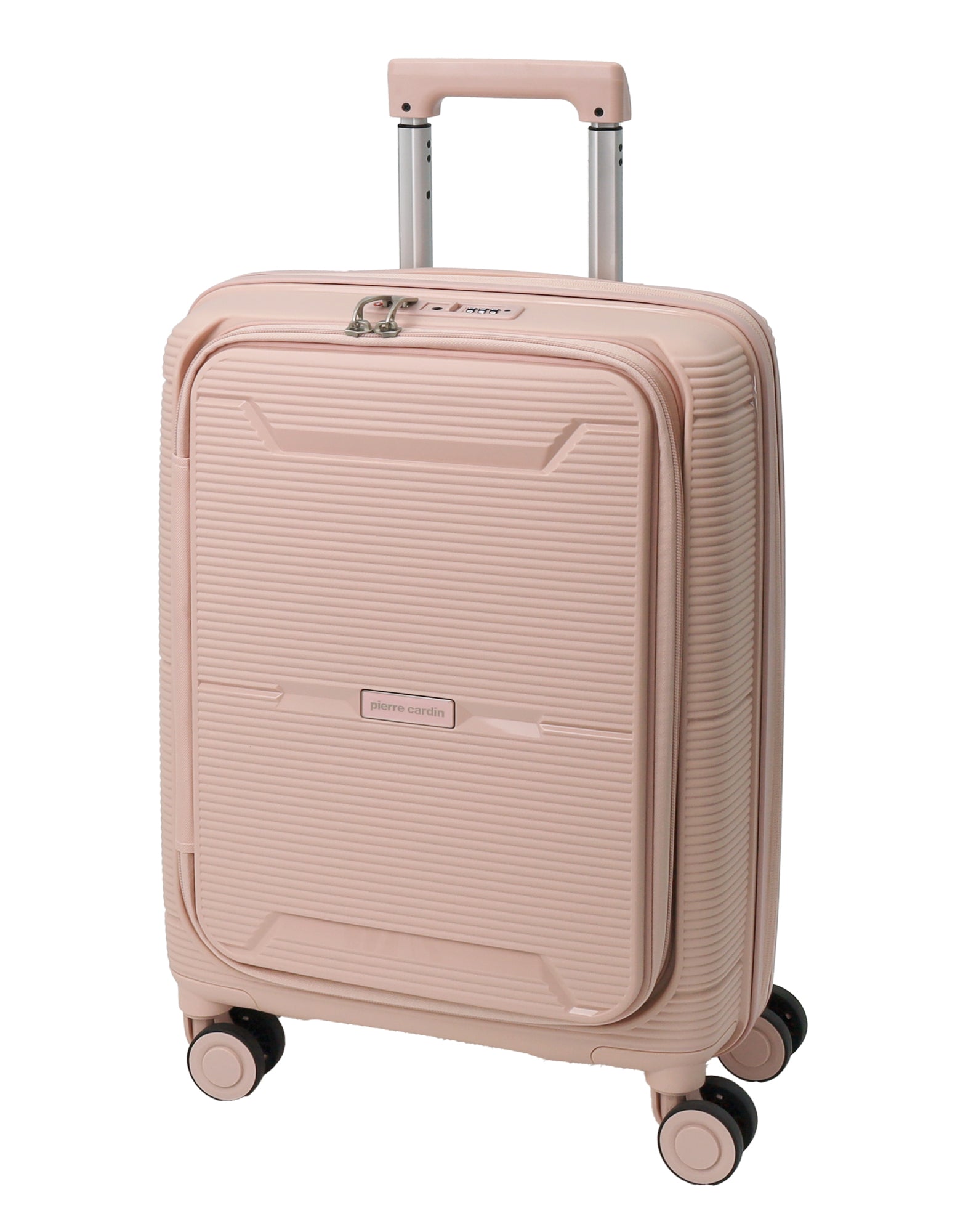 Pierre Cardin 54cm CABIN Hard Shell Suitcase in Blush