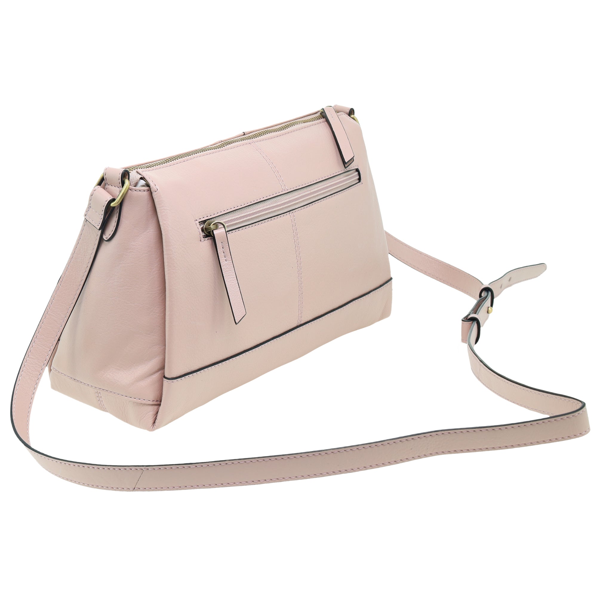 Pierre Cardin Ladies Leather Structured Crossbody Bag