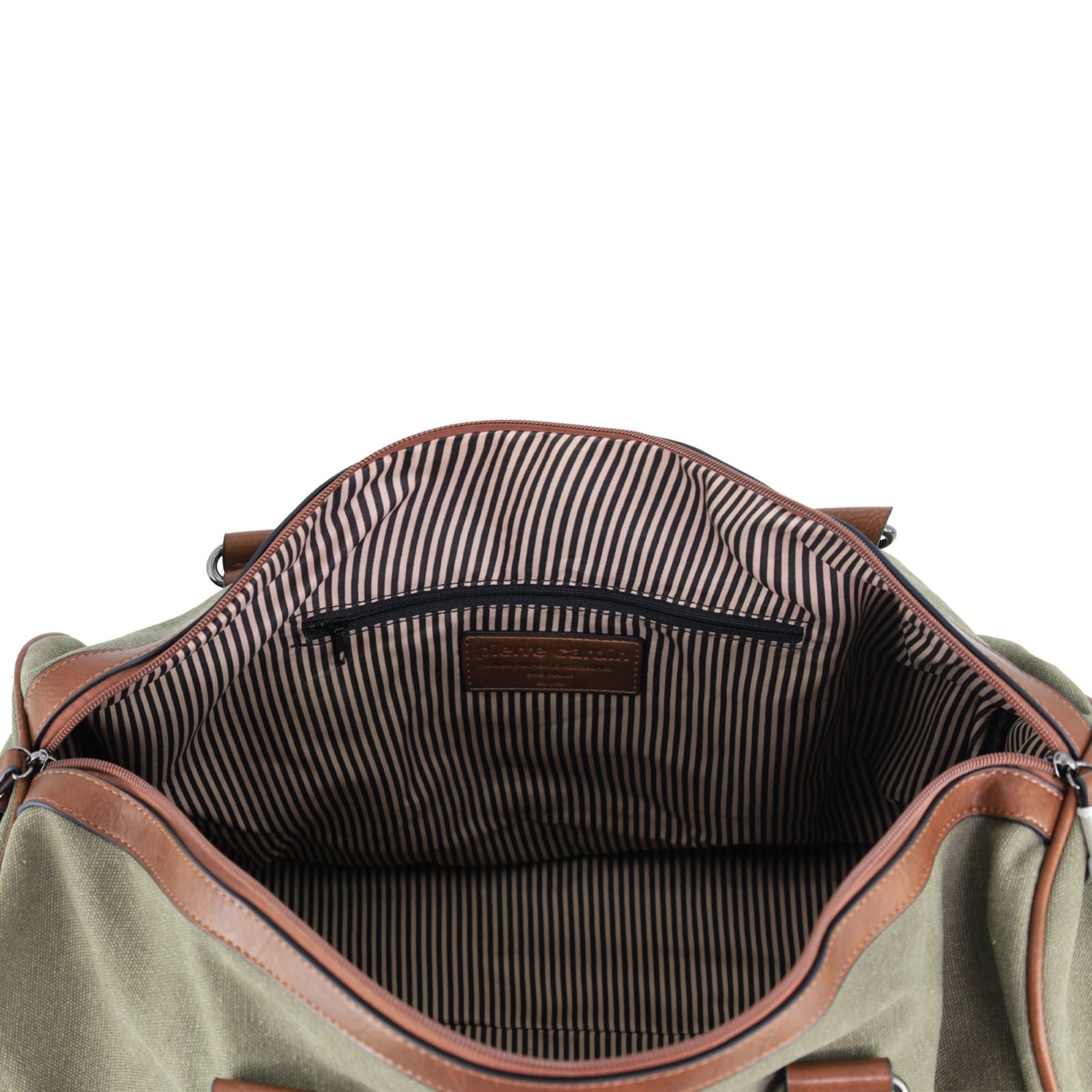 Pierre Cardin Canvas Overnight Duffle Bag