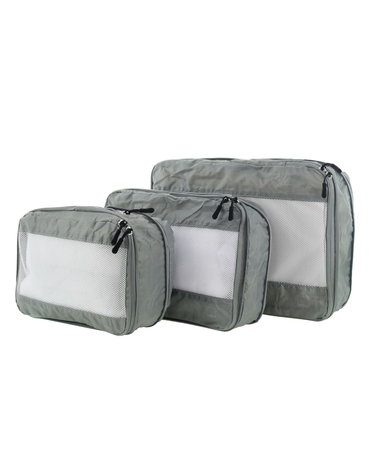 Travel Cube MT 011 GREY Milleni Travel Compact Travel Cube in Grey (3 PK)