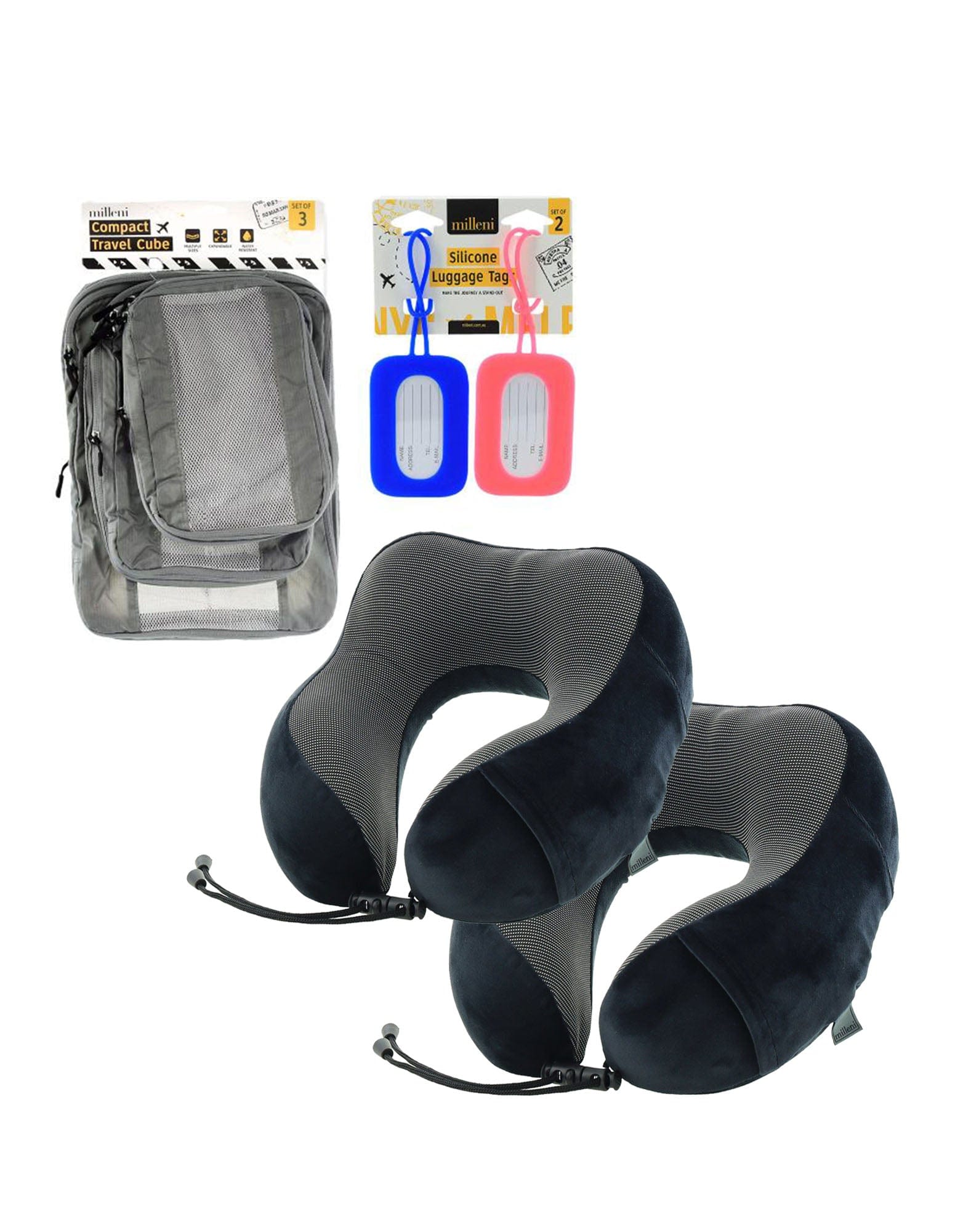 Travel Accessories MT COUPLES PACK Milleni Travel Couples Travel Essential Pack