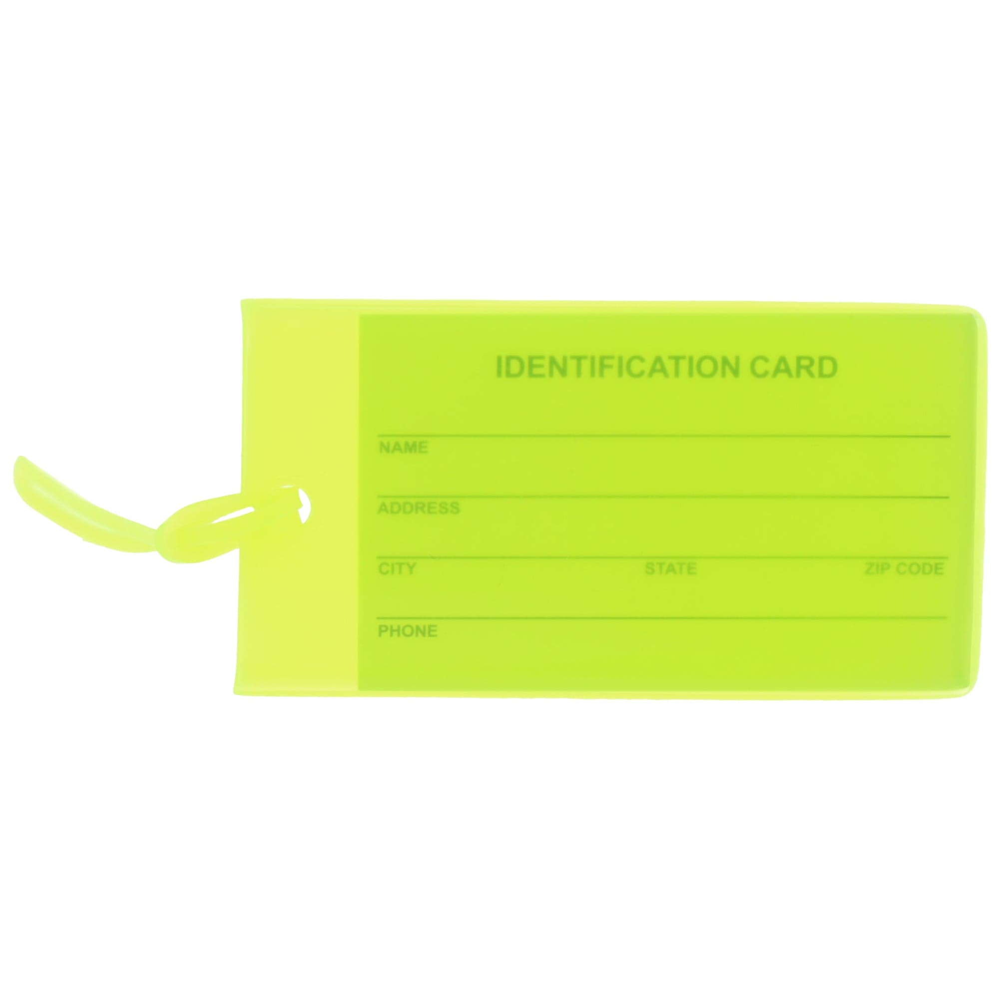 Jelly Luggage Tags (4 PK)