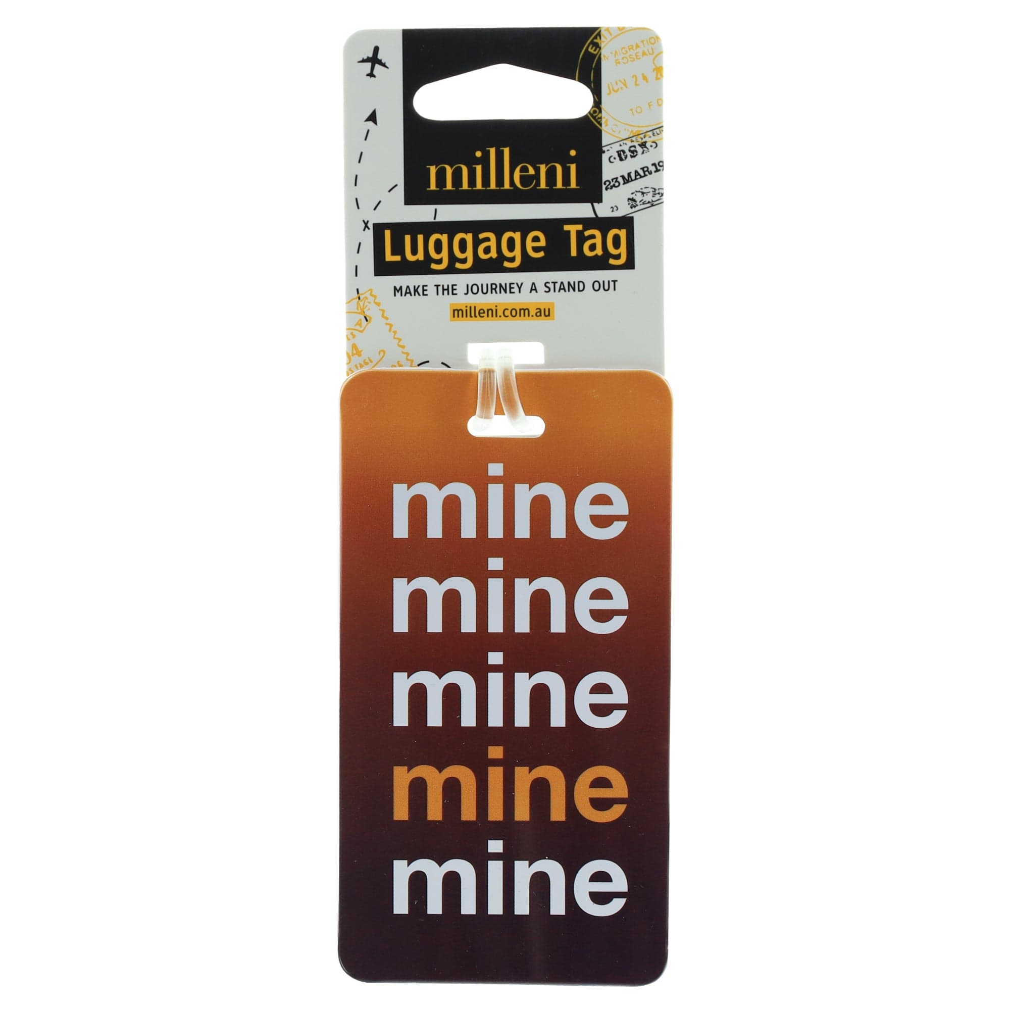 Tags MT 019 MINE Milleni Travel Mine Luggage Tag