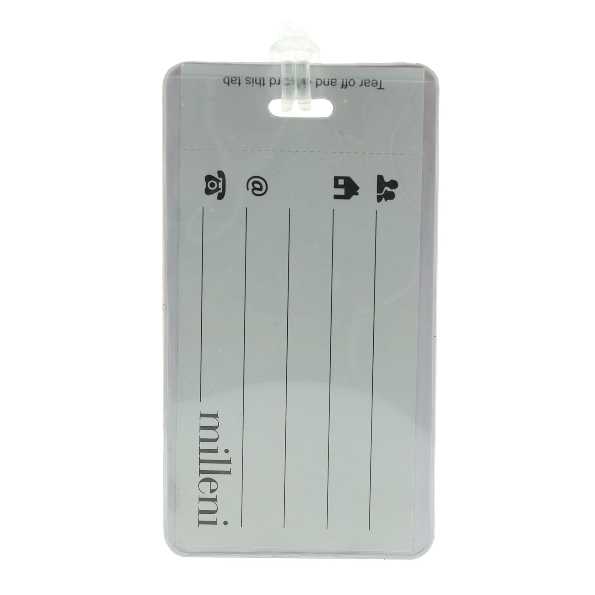 Pink Stamps Luggage Tag