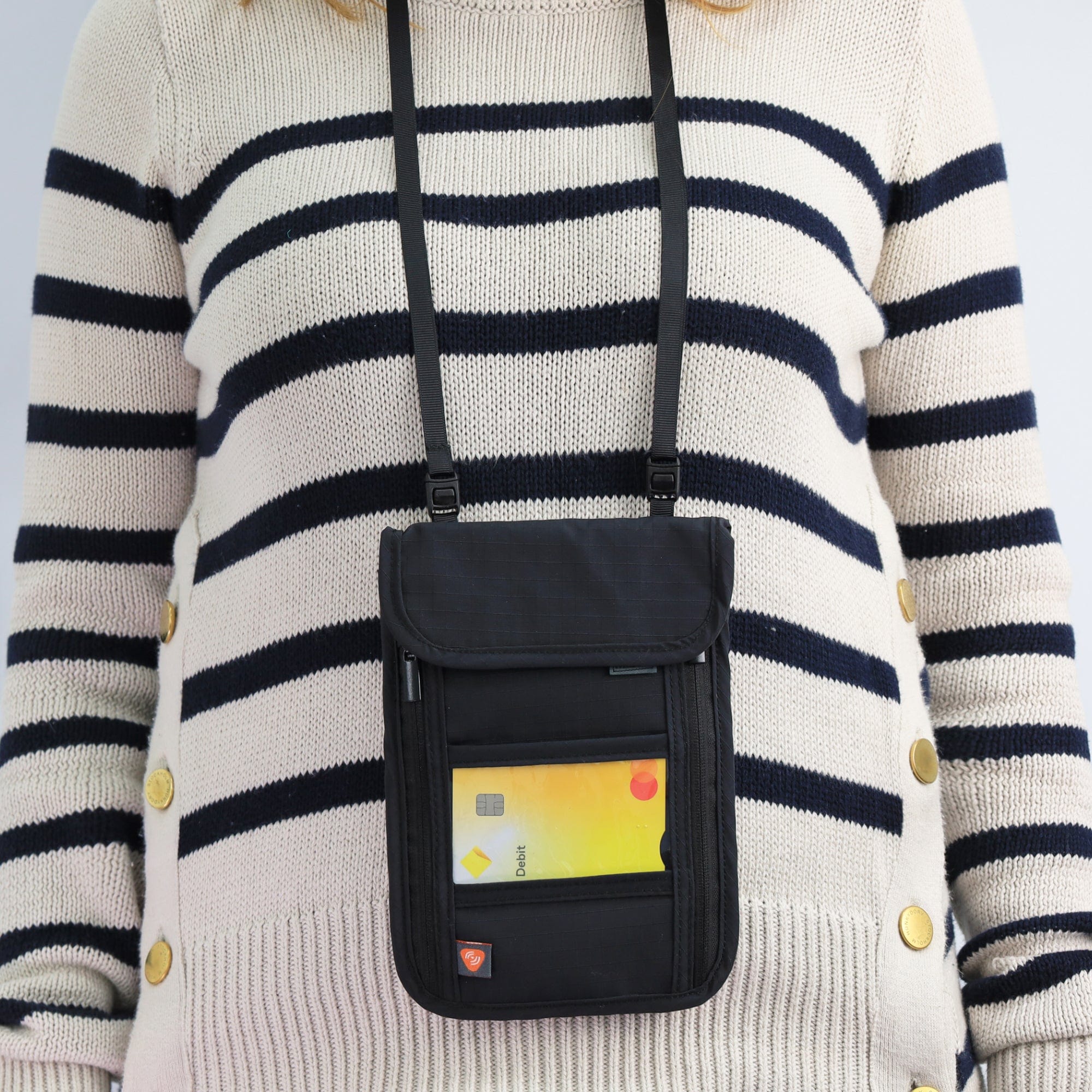 RFID Blocking Neck Stash