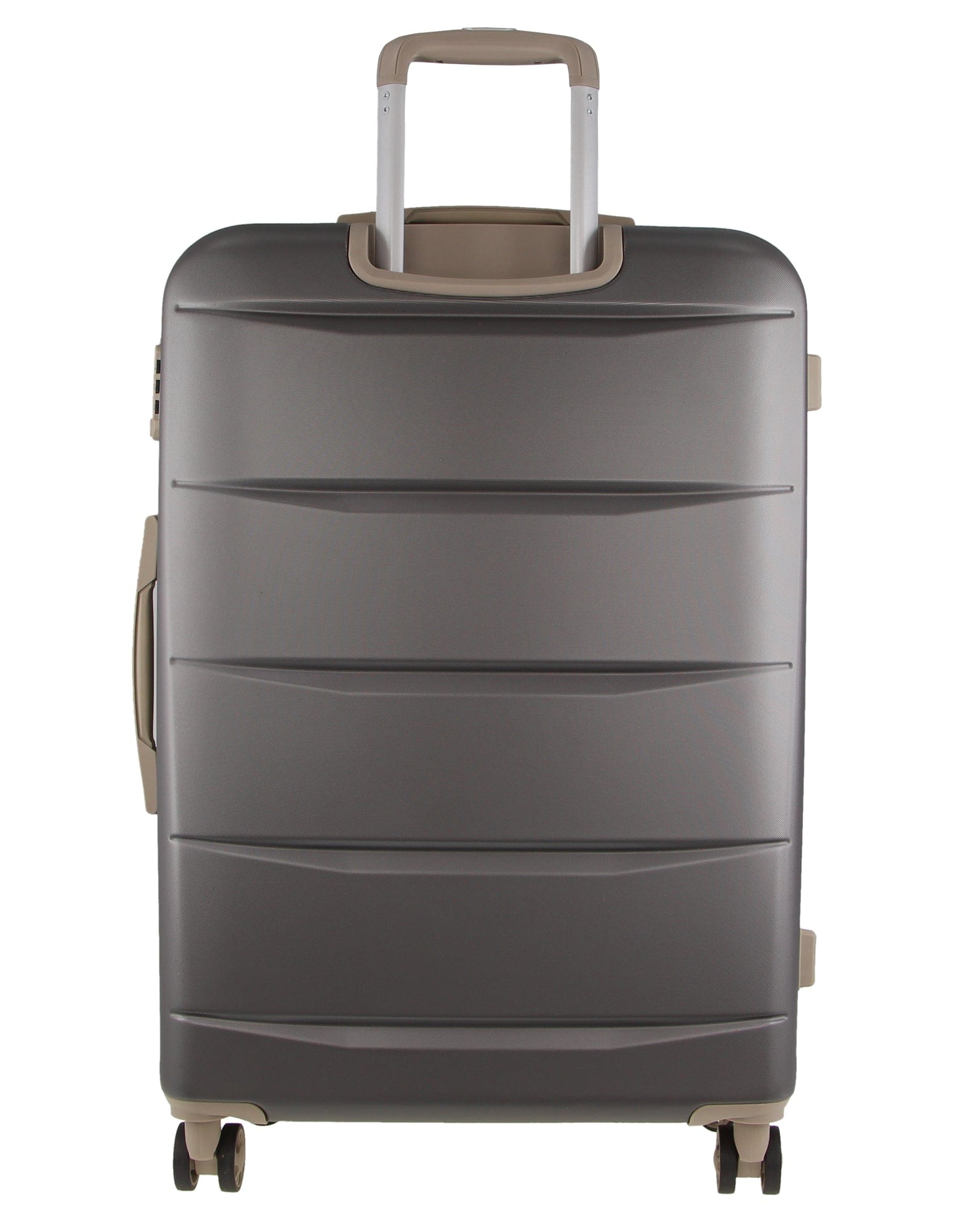 Luggage & Bags PC 3551LC GRAPH+PC3761 Pierre Cardin Graphite Hard LARGE and CABIN Bundle 2-Piece Set + Assorted Luggage Tag